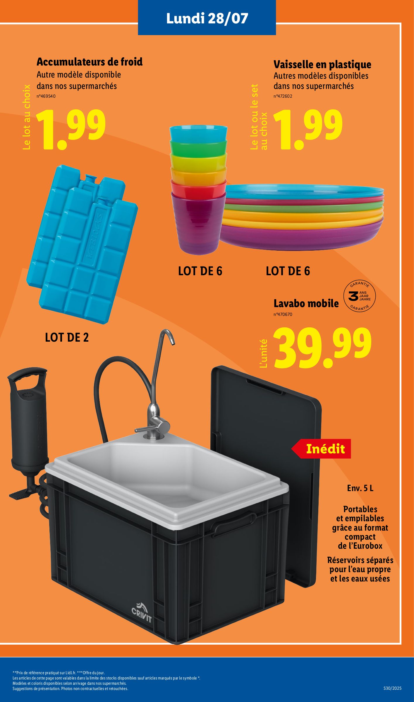 lidl - Catalogue Lidl - Les bonnes affaires de la semaine valable du 24/07 au 28/07 - page: 23 lidl - Catalogue Lidl - Les bonnes affaires de la semaine valable du 24/07 au 28/07 - page: 23