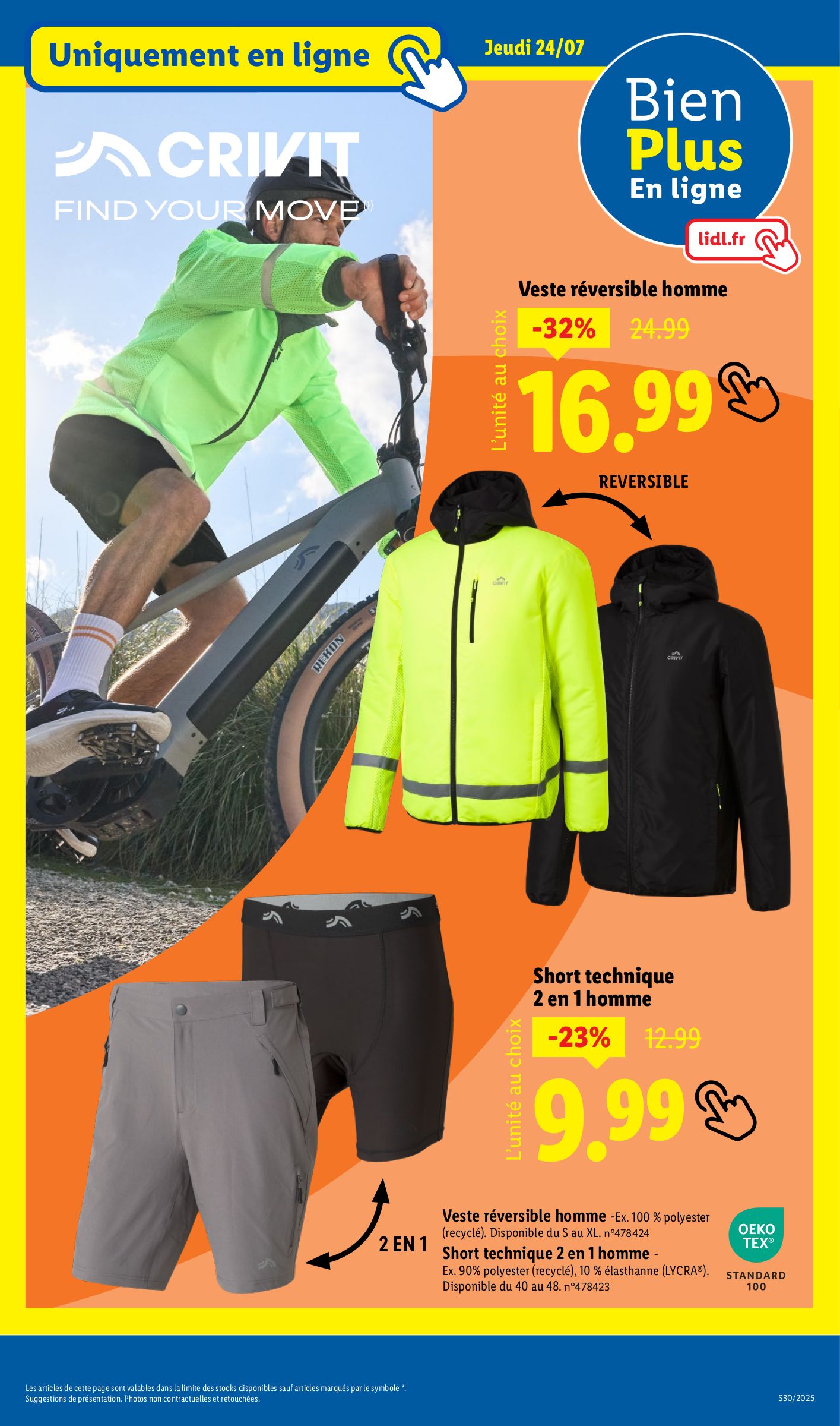lidl - Catalogue Lidl - Les bonnes affaires de la semaine valable du 24/07 au 28/07 - page: 7 lidl - Catalogue Lidl - Les bonnes affaires de la semaine valable du 24/07 au 28/07 - page: 7