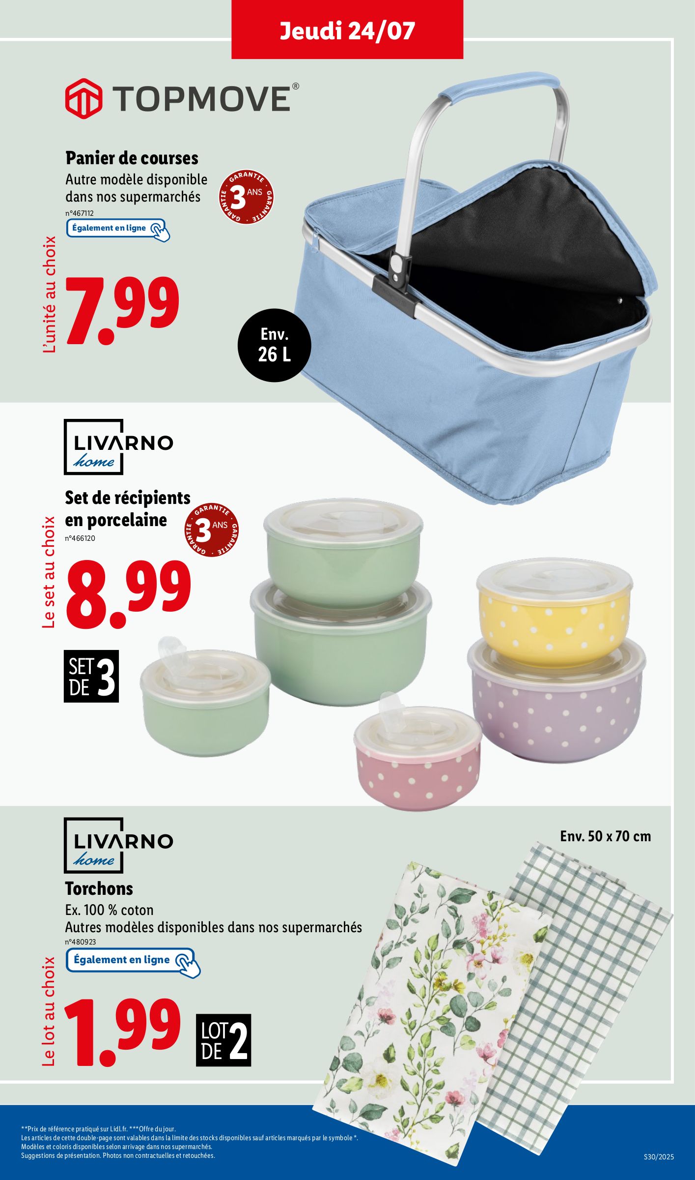 lidl - Catalogue Lidl - Les bonnes affaires de la semaine valable du 24/07 au 28/07 - page: 13 lidl - Catalogue Lidl - Les bonnes affaires de la semaine valable du 24/07 au 28/07 - page: 13