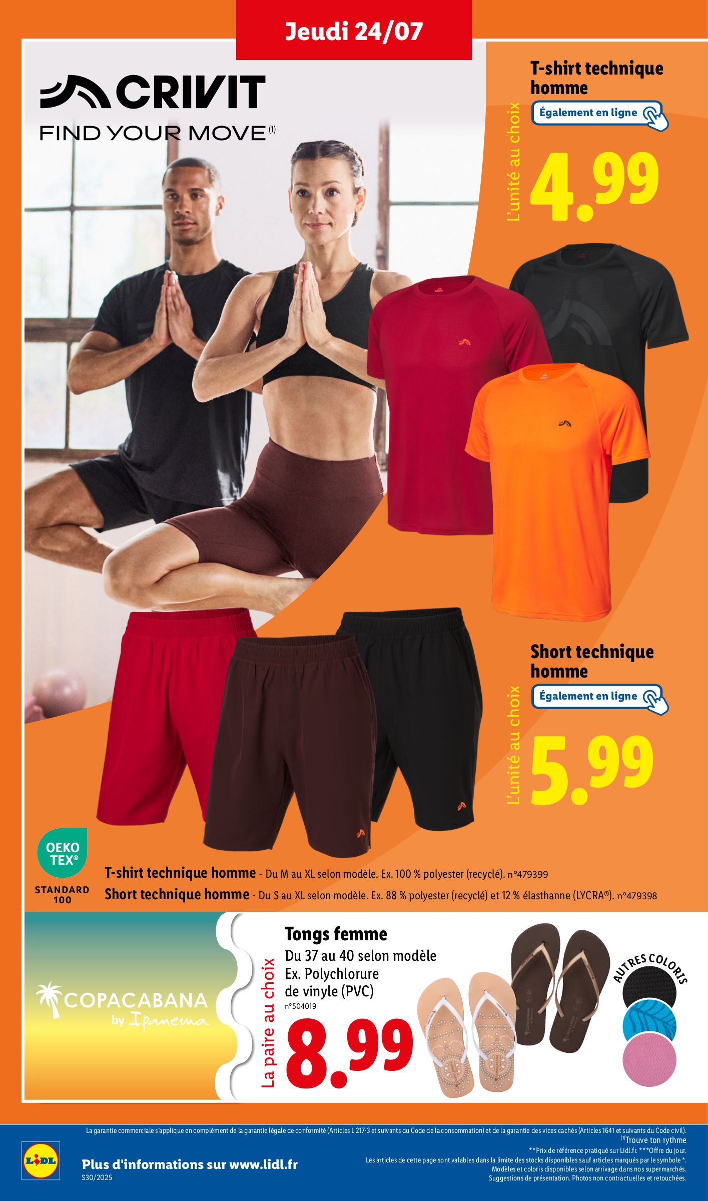lidl - Catalogue Lidl - Les bonnes affaires de la semaine valable du 24/07 au 28/07 - page: 4 lidl - Catalogue Lidl - Les bonnes affaires de la semaine valable du 24/07 au 28/07 - page: 4