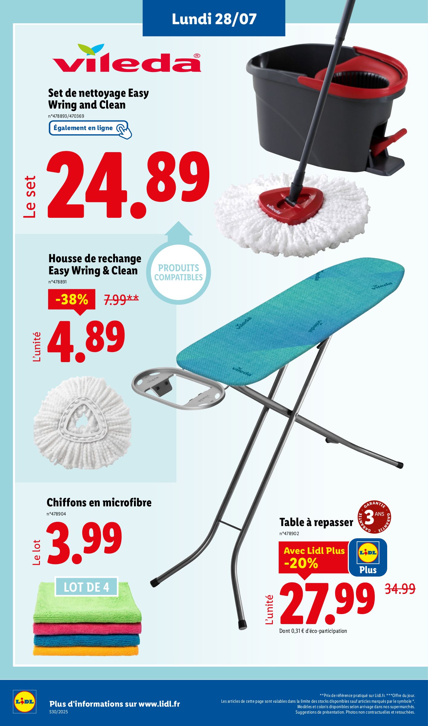 lidl - Catalogue Lidl - Les bonnes affaires de la semaine valable du 24/07 au 28/07 - page: 38 lidl - Catalogue Lidl - Les bonnes affaires de la semaine valable du 24/07 au 28/07 - page: 38