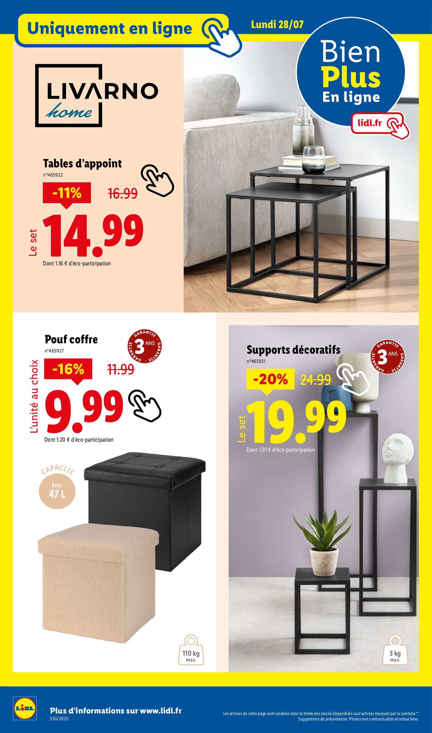 lidl - Catalogue Lidl - Les bonnes affaires de la semaine valable du 24/07 au 28/07 - page: 42 lidl - Catalogue Lidl - Les bonnes affaires de la semaine valable du 24/07 au 28/07 - page: 42