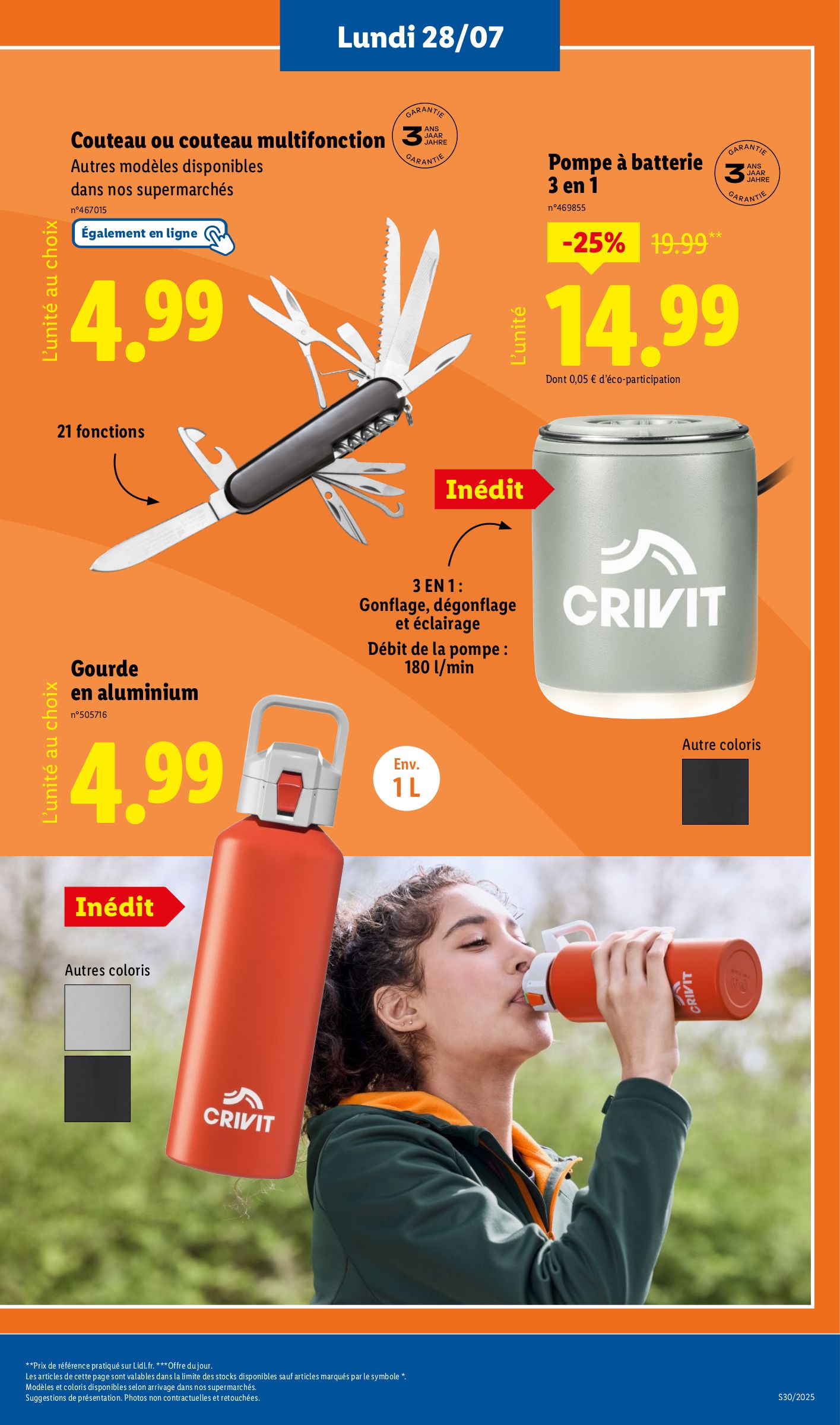 lidl - Catalogue Lidl - Les bonnes affaires de la semaine valable du 24/07 au 28/07 - page: 27 lidl - Catalogue Lidl - Les bonnes affaires de la semaine valable du 24/07 au 28/07 - page: 27