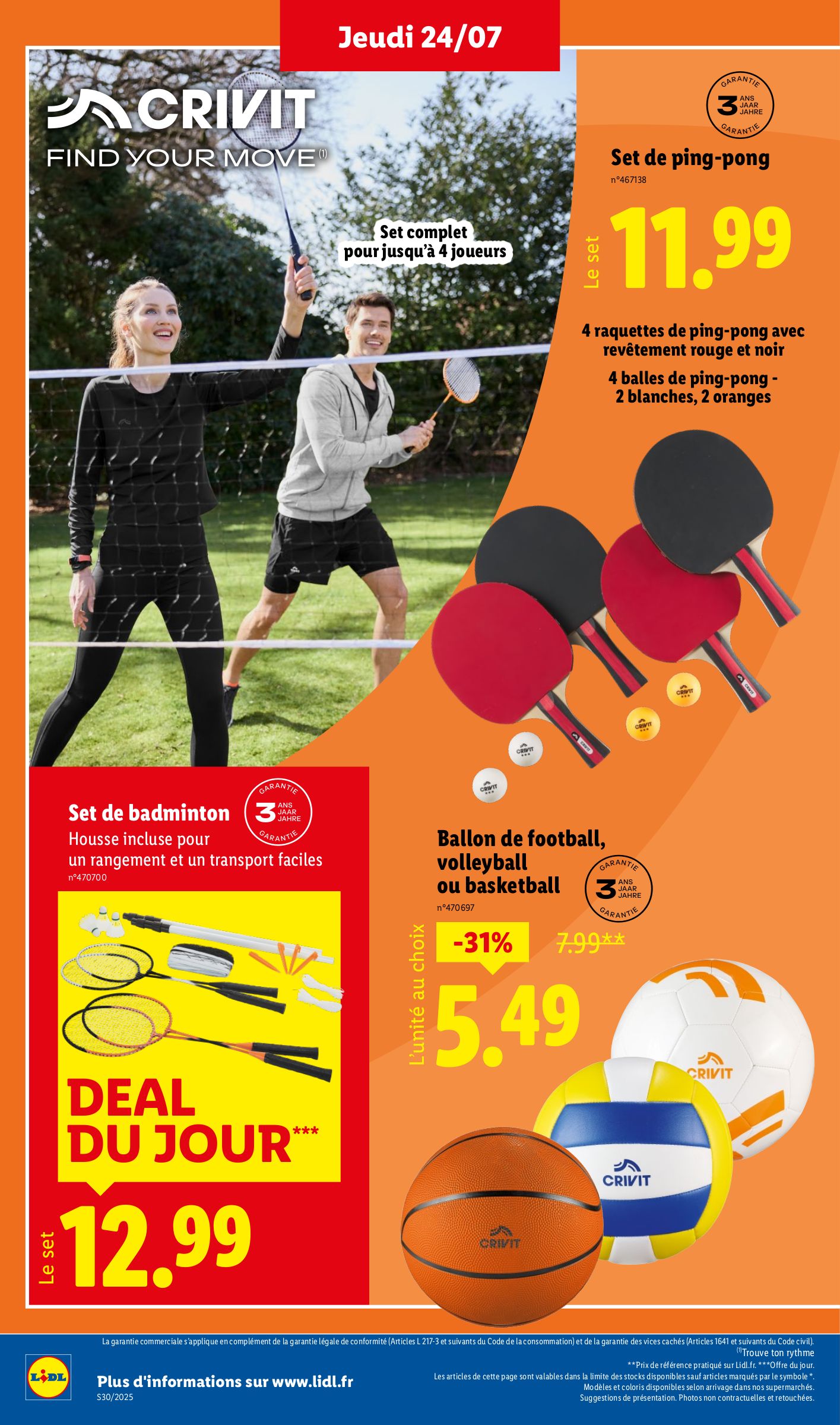 lidl - Catalogue Lidl - Les bonnes affaires de la semaine valable du 24/07 au 28/07 - page: 2 lidl - Catalogue Lidl - Les bonnes affaires de la semaine valable du 24/07 au 28/07 - page: 2