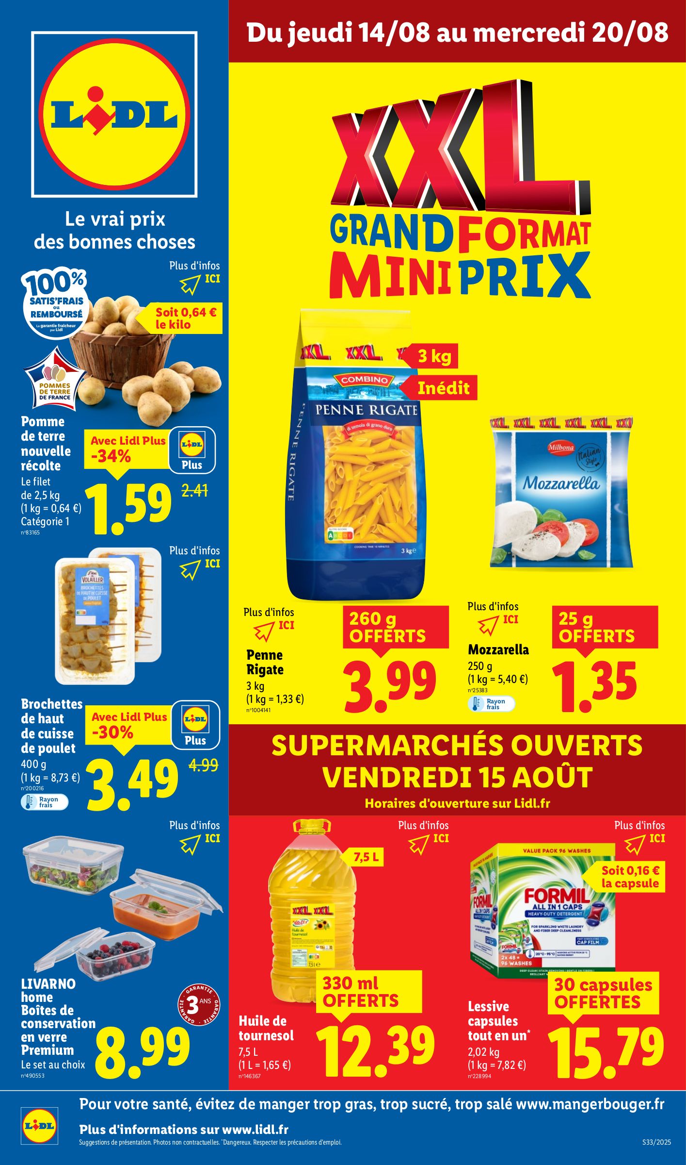 lidl - Catalogue Lidl valable du 14/08 au 20/08