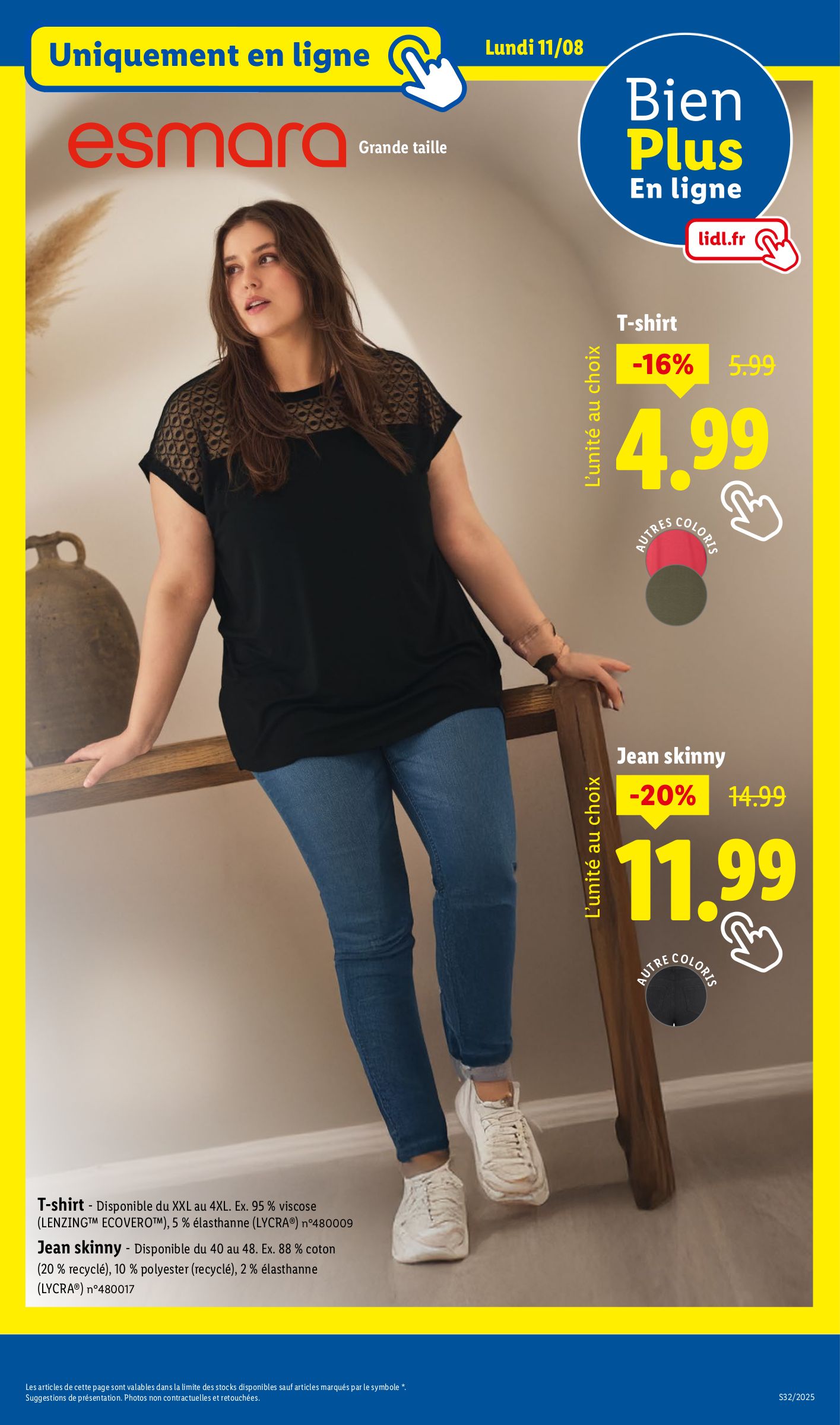 lidl - Catalogue Lidl - Les bonnes affaires de la semaine valable du 07/08 au 11/08 - page: 43