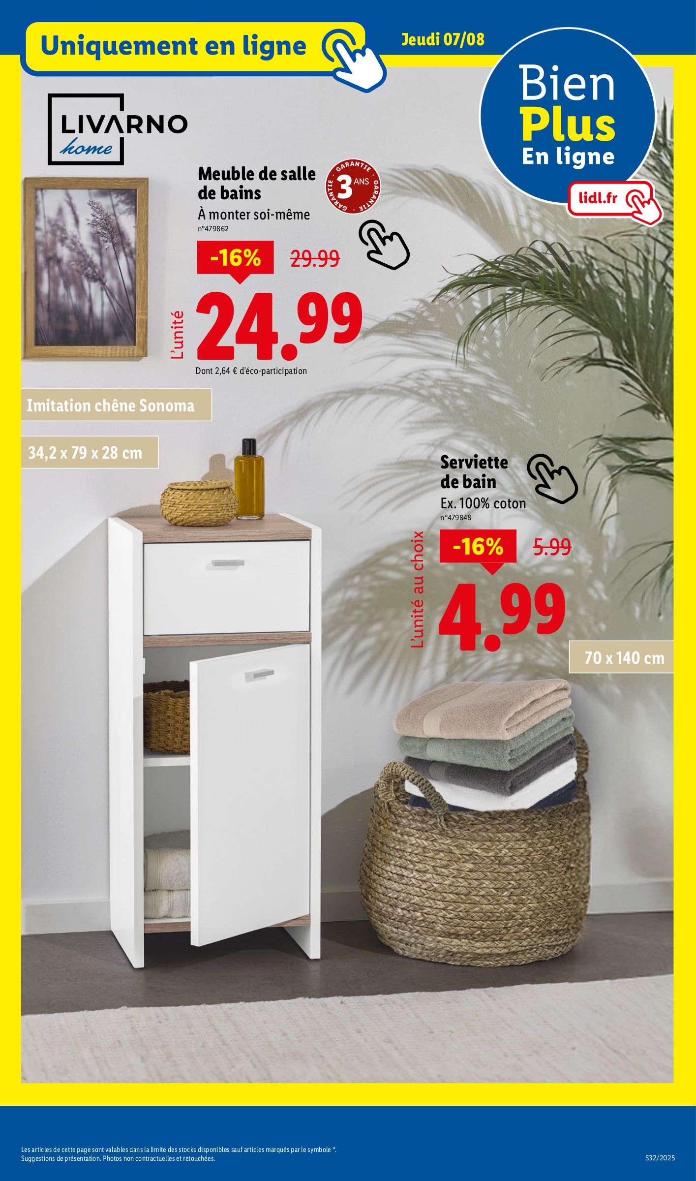 lidl - Catalogue Lidl - Les bonnes affaires de la semaine valable du 07/08 au 11/08 - page: 21
