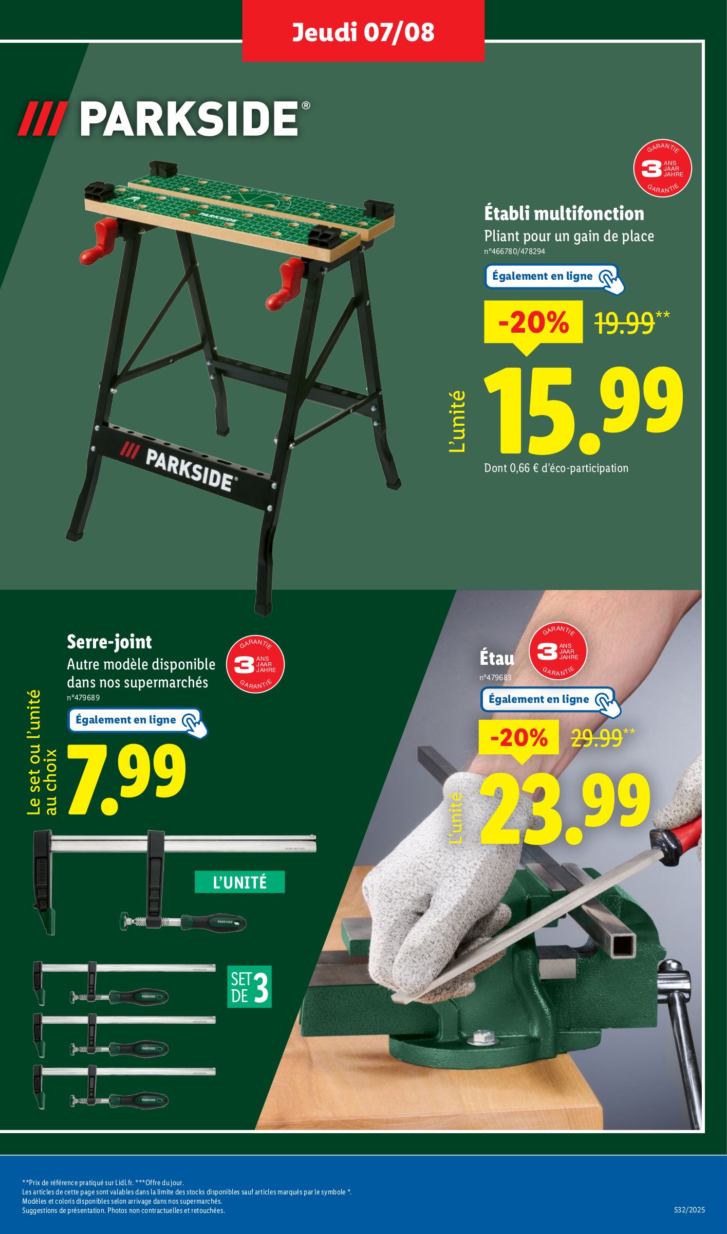 lidl - Catalogue Lidl - Les bonnes affaires de la semaine valable du 07/08 au 11/08 - page: 5