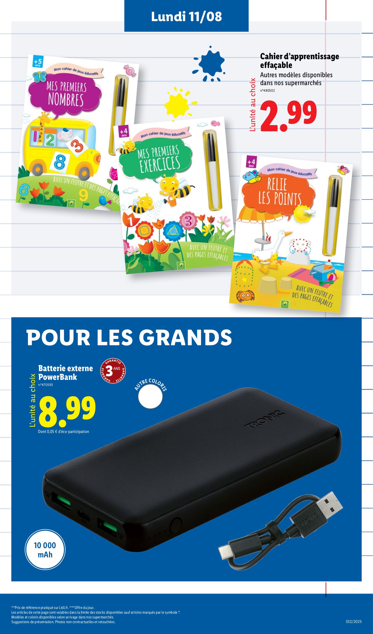 lidl - Catalogue Lidl - Les bonnes affaires de la semaine valable du 07/08 au 11/08 - page: 33