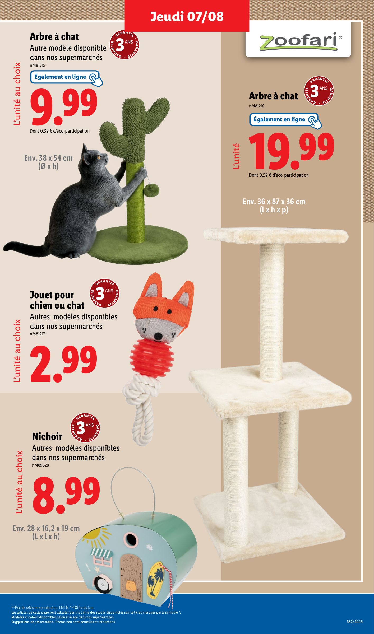 lidl - Catalogue Lidl - Les bonnes affaires de la semaine valable du 07/08 au 11/08 - page: 19