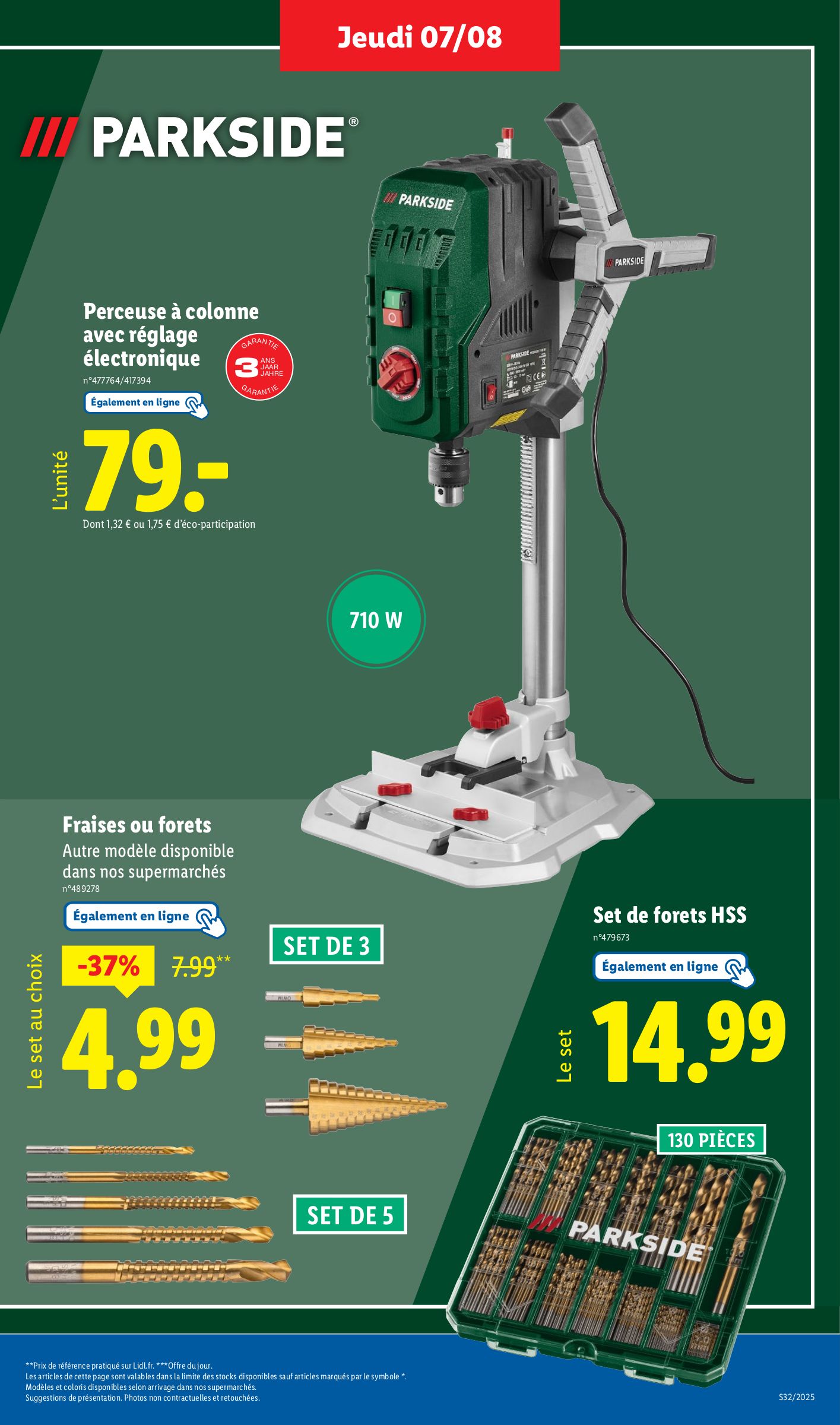 lidl - Catalogue Lidl - Les bonnes affaires de la semaine valable du 07/08 au 11/08 - page: 7