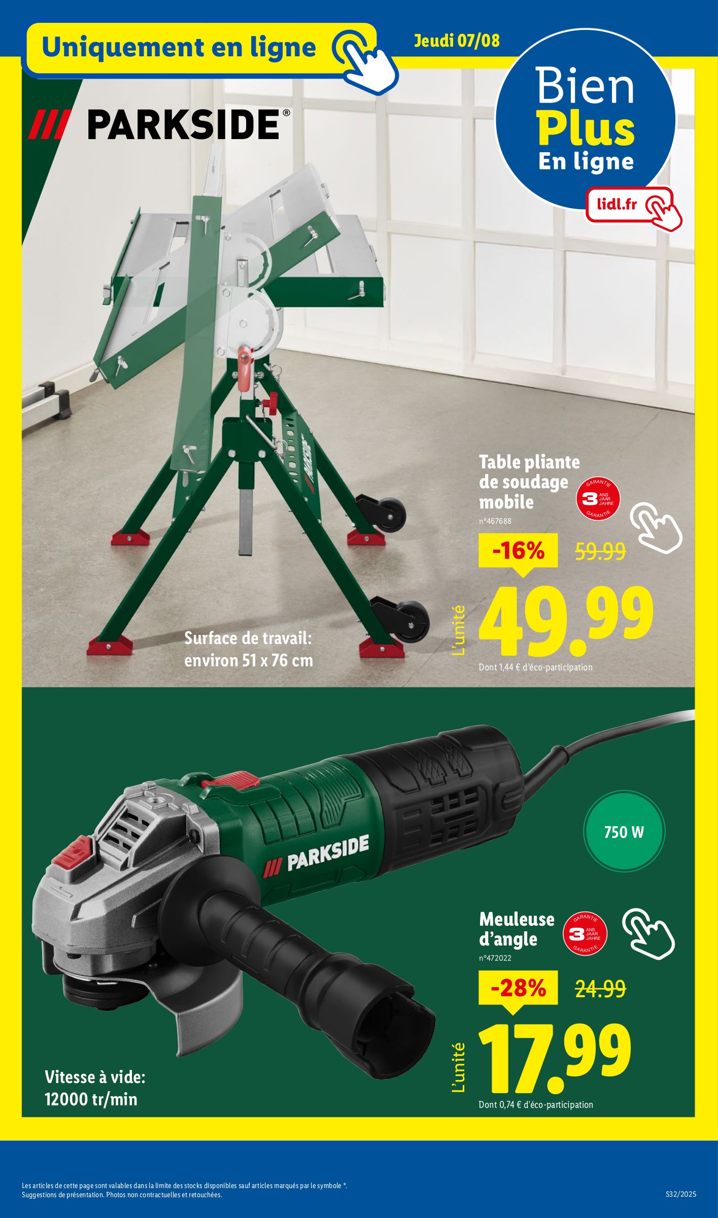 lidl - Catalogue Lidl - Les bonnes affaires de la semaine valable du 07/08 au 11/08 - page: 13