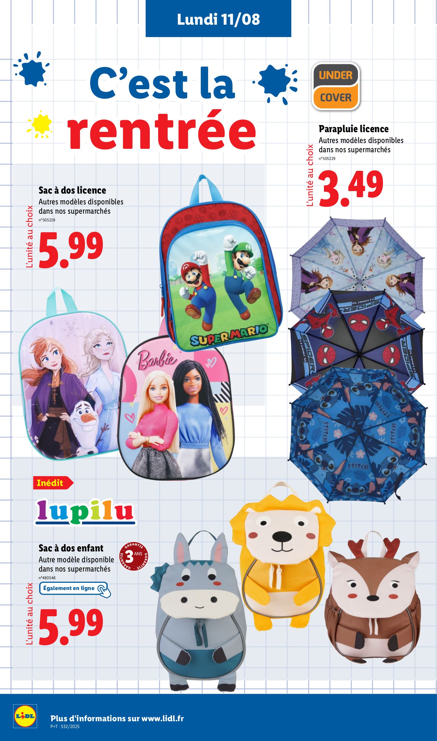 lidl - Catalogue Lidl - Les bonnes affaires de la semaine valable du 07/08 au 11/08 - page: 34