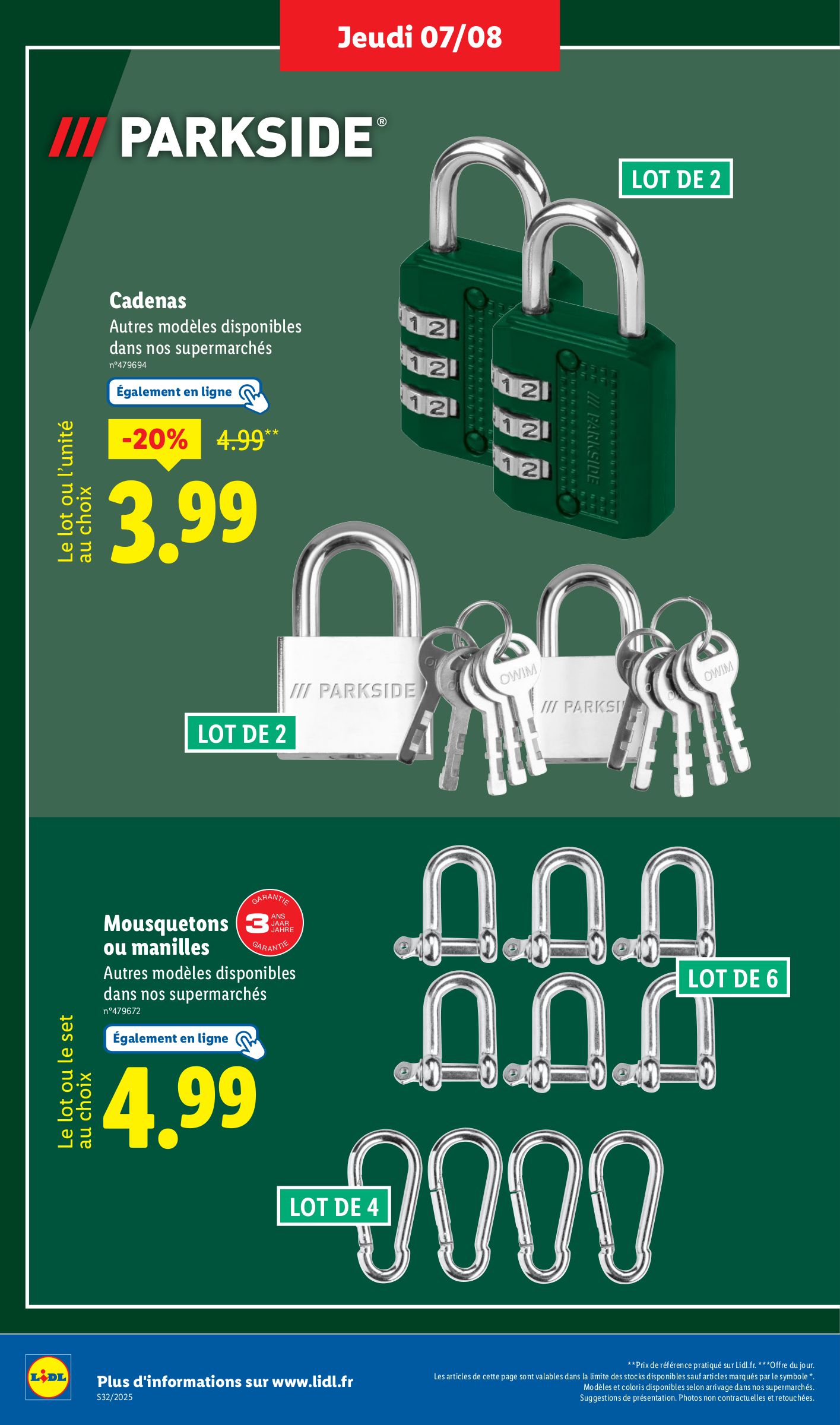 lidl - Catalogue Lidl - Les bonnes affaires de la semaine valable du 07/08 au 11/08 - page: 10