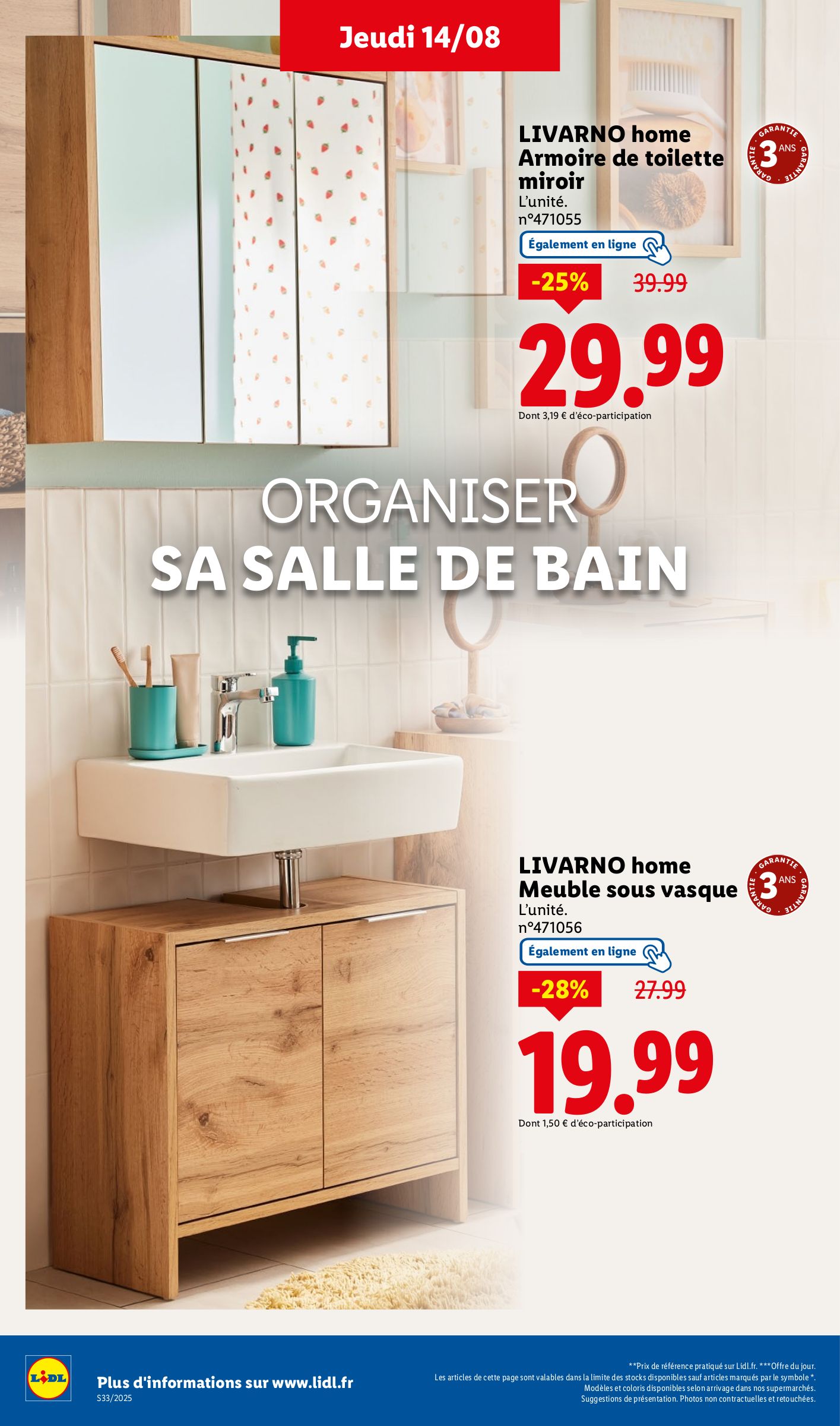 lidl - Catalogue Lidl - Les bonnes affaires de la semaine valable du 14/08 au 18/08 - page: 10