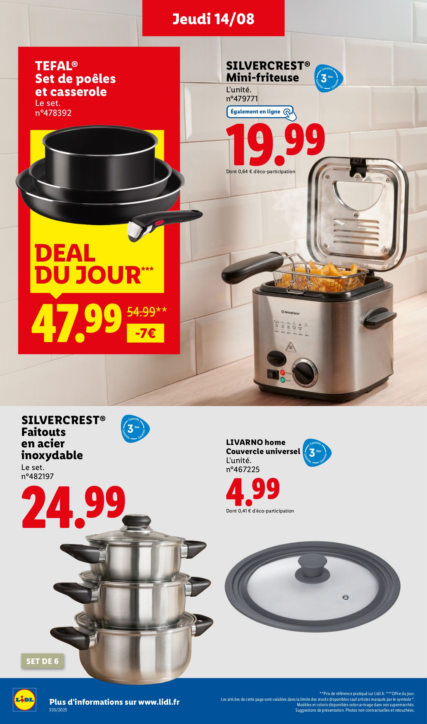 lidl - Catalogue Lidl - Les bonnes affaires de la semaine valable du 14/08 au 18/08 - page: 16