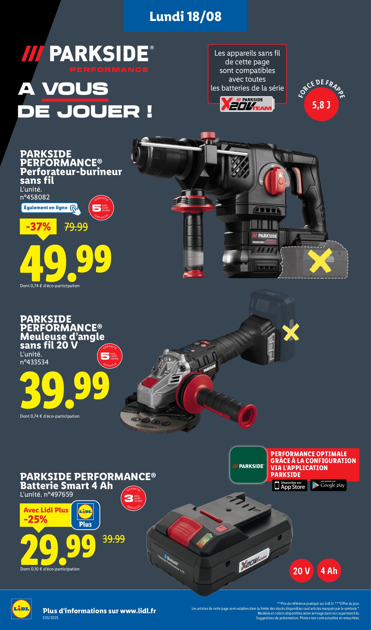 lidl - Catalogue Lidl - Les bonnes affaires de la semaine valable du 14/08 au 18/08 - page: 22