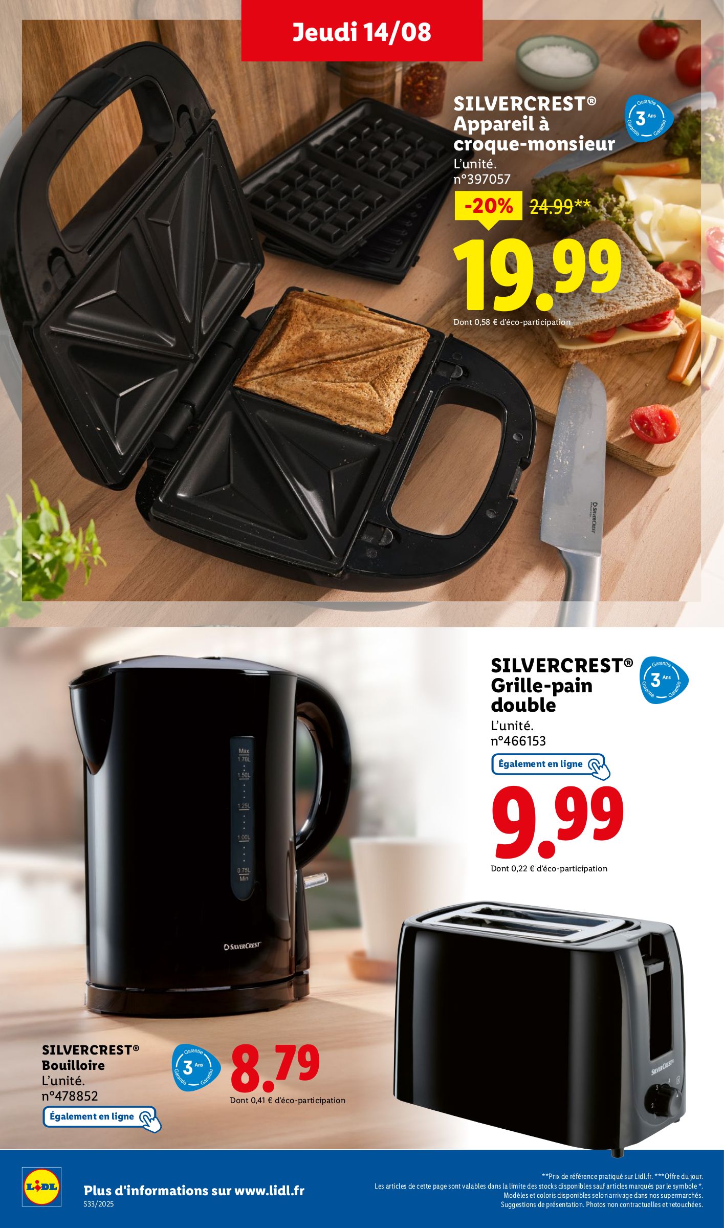 lidl - Catalogue Lidl - Les bonnes affaires de la semaine valable du 14/08 au 18/08 - page: 14