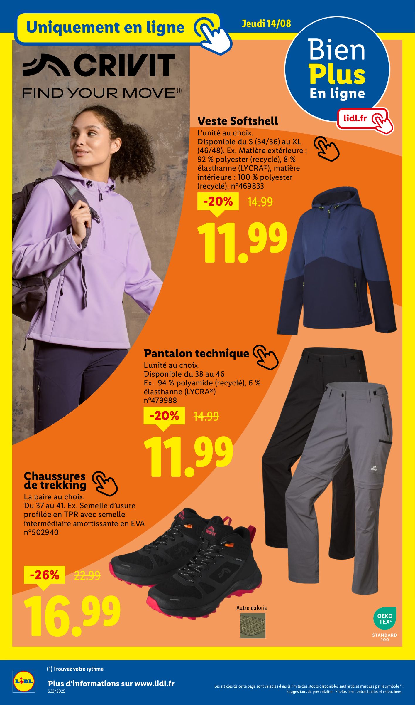 lidl - Catalogue Lidl - Les bonnes affaires de la semaine valable du 14/08 au 18/08 - page: 20