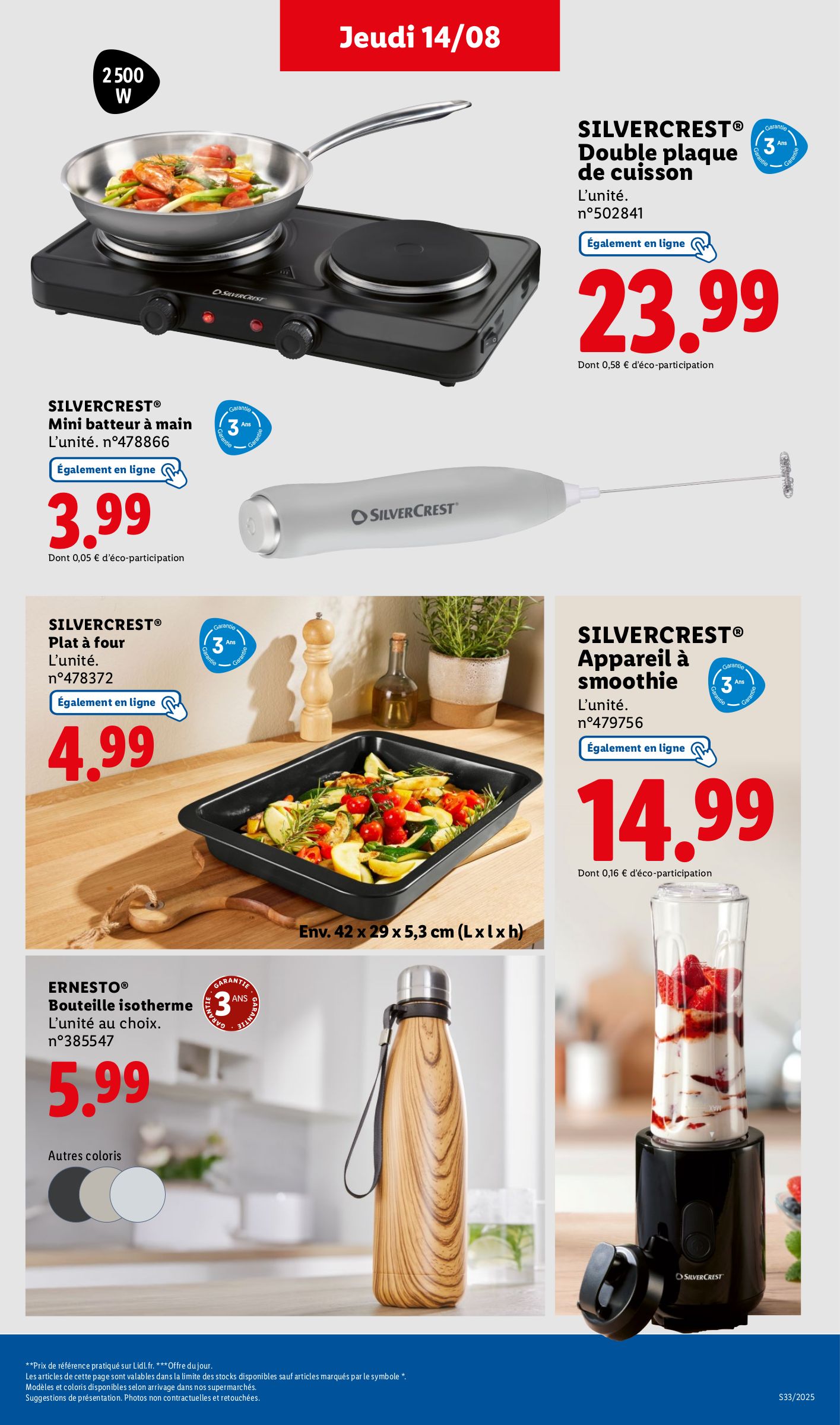 lidl - Catalogue Lidl - Les bonnes affaires de la semaine valable du 14/08 au 18/08 - page: 15
