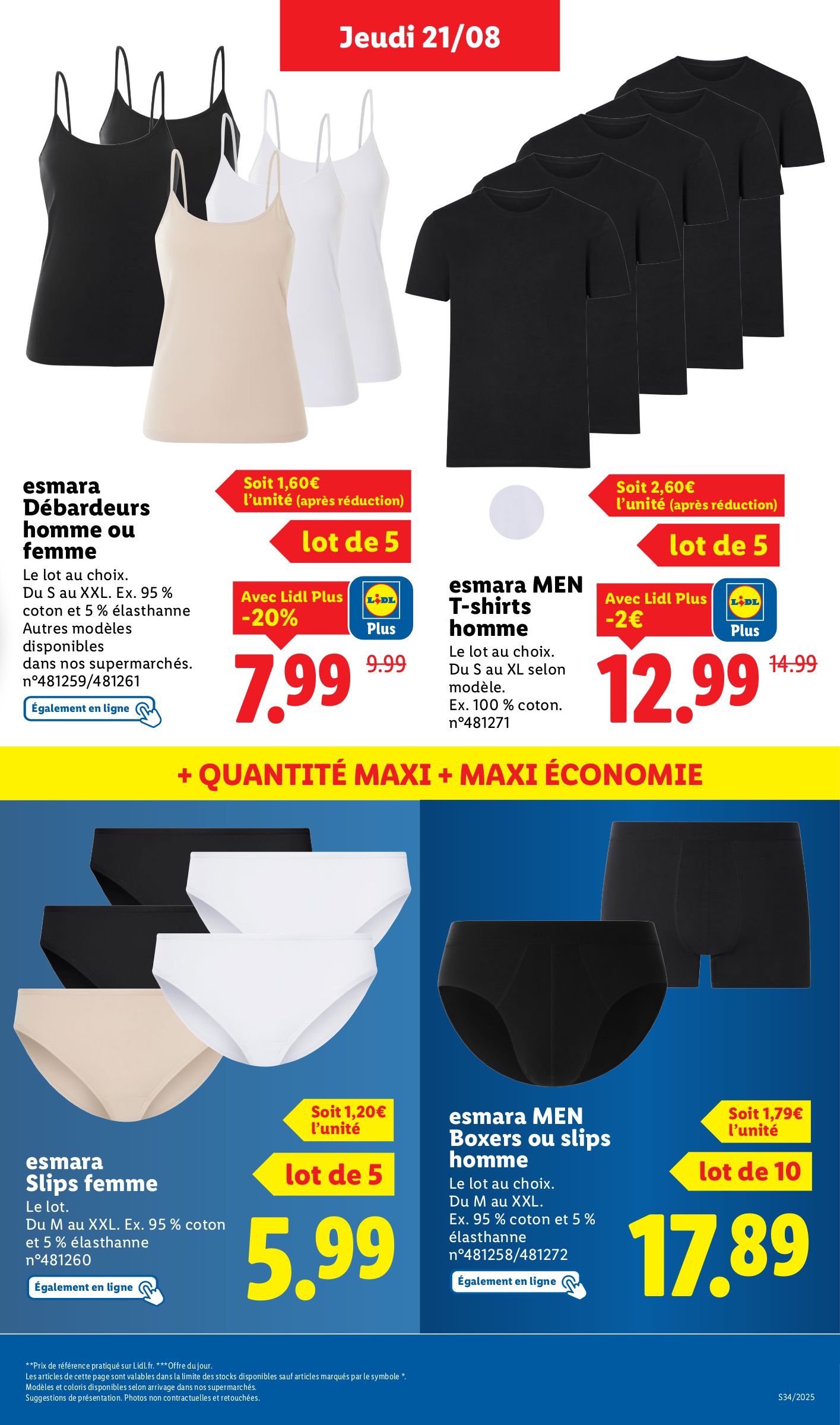 lidl - Catalogue Lidl valable du 21/08 au 27/08 - page: 47