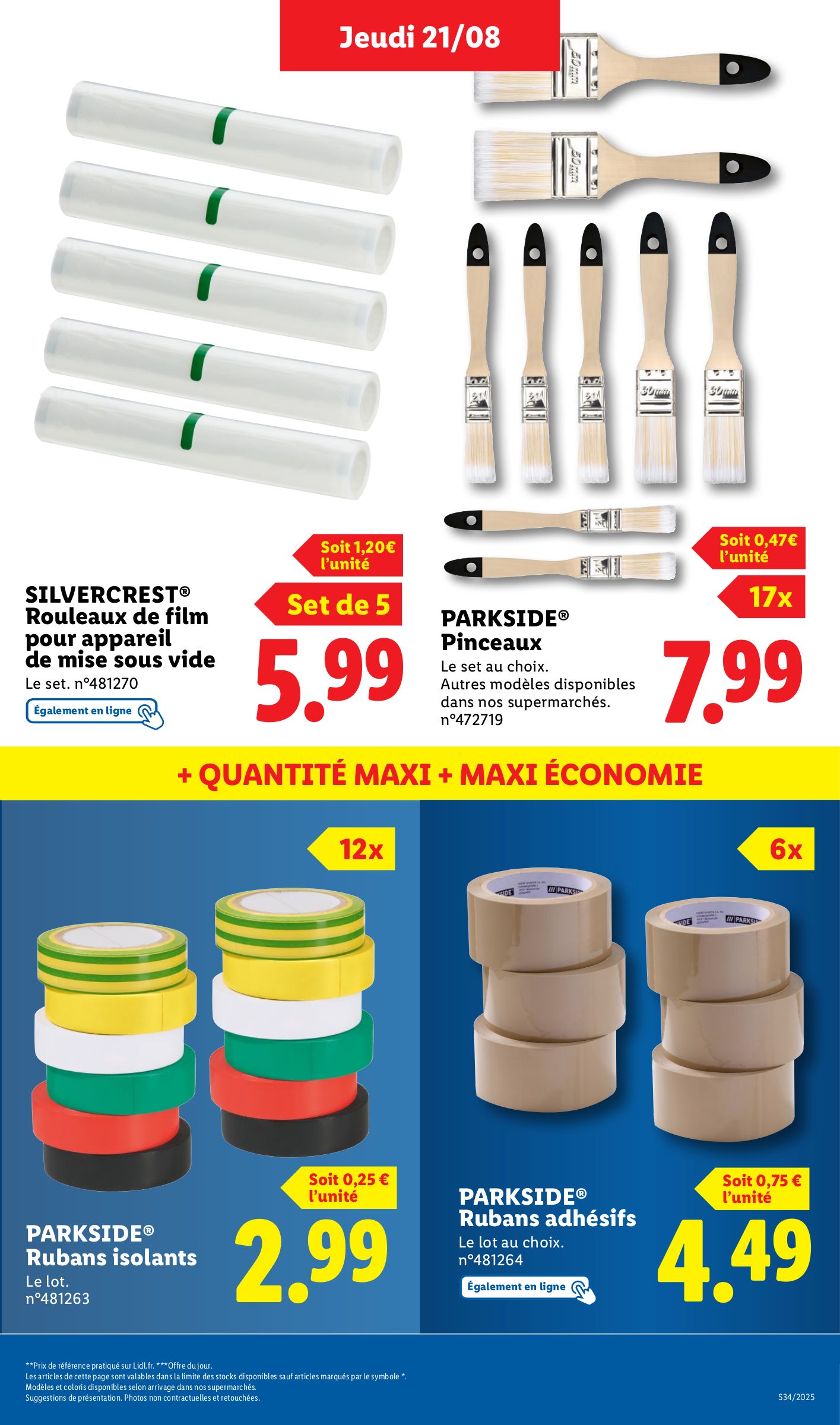 lidl - Catalogue Lidl valable du 21/08 au 27/08 - page: 45