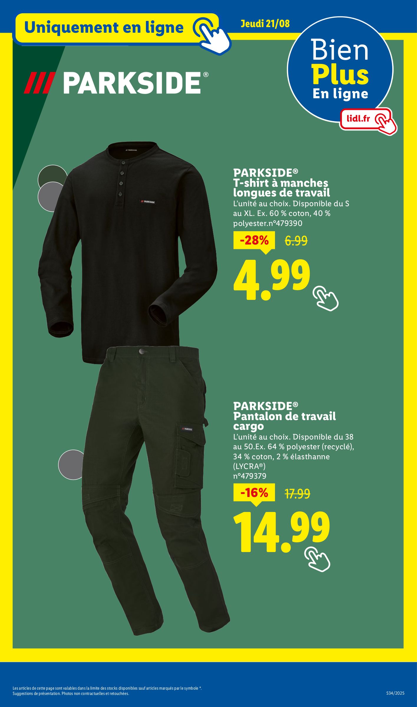 lidl - Catalogue Lidl valable du 21/08 au 27/08 - page: 39