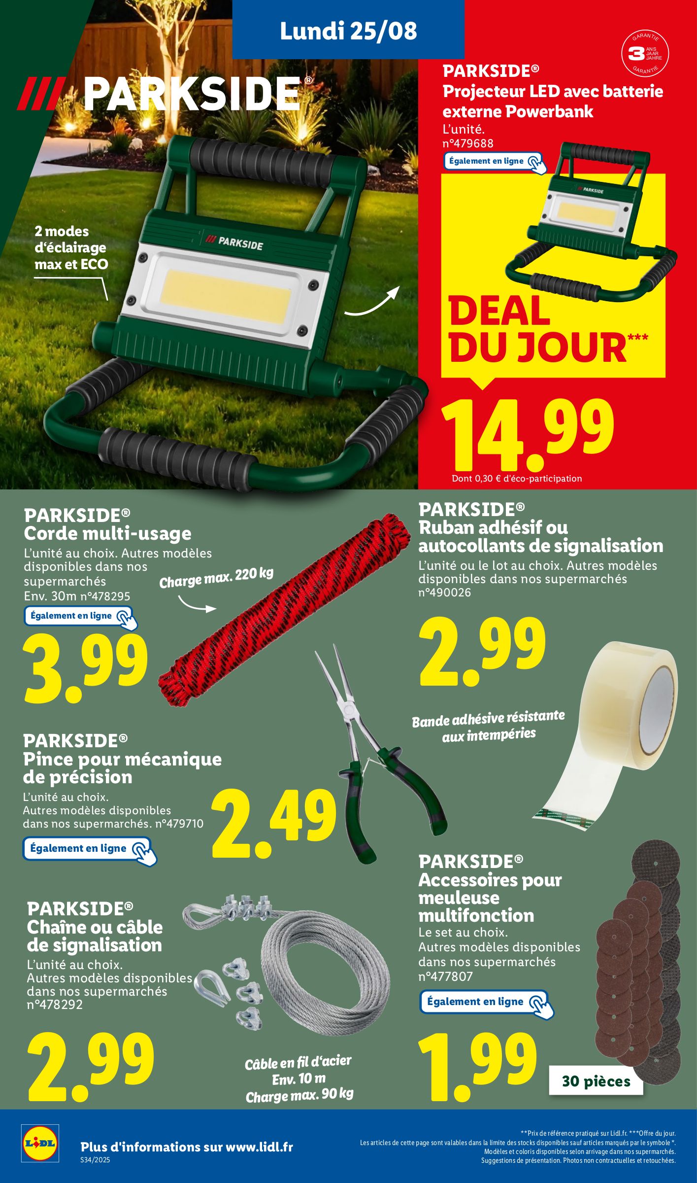 lidl - Catalogue Lidl valable du 21/08 au 27/08 - page: 50