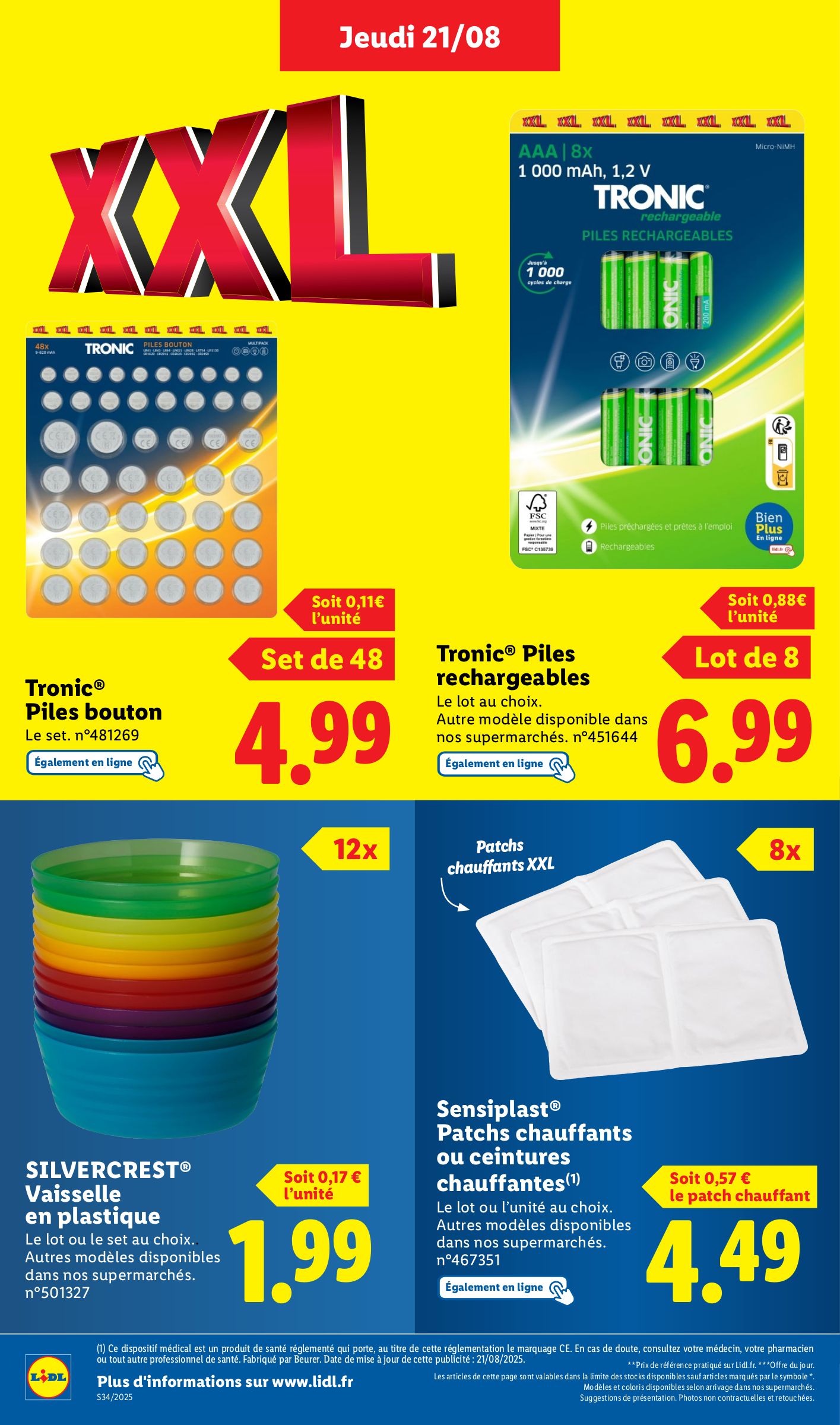 lidl - Catalogue Lidl valable du 21/08 au 27/08 - page: 44
