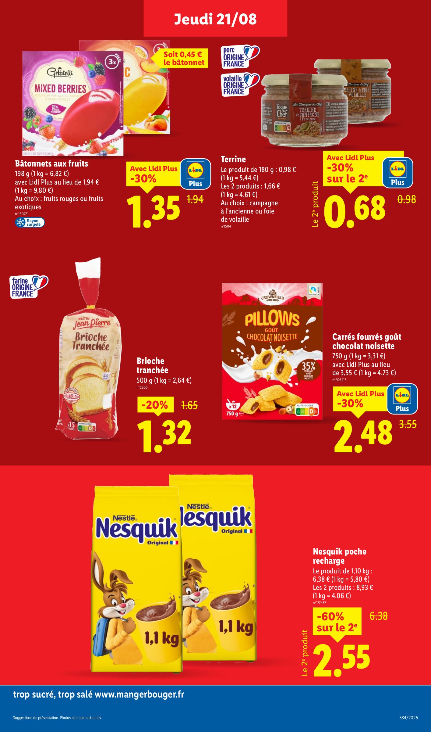lidl - Catalogue Lidl valable du 21/08 au 27/08 - page: 11
