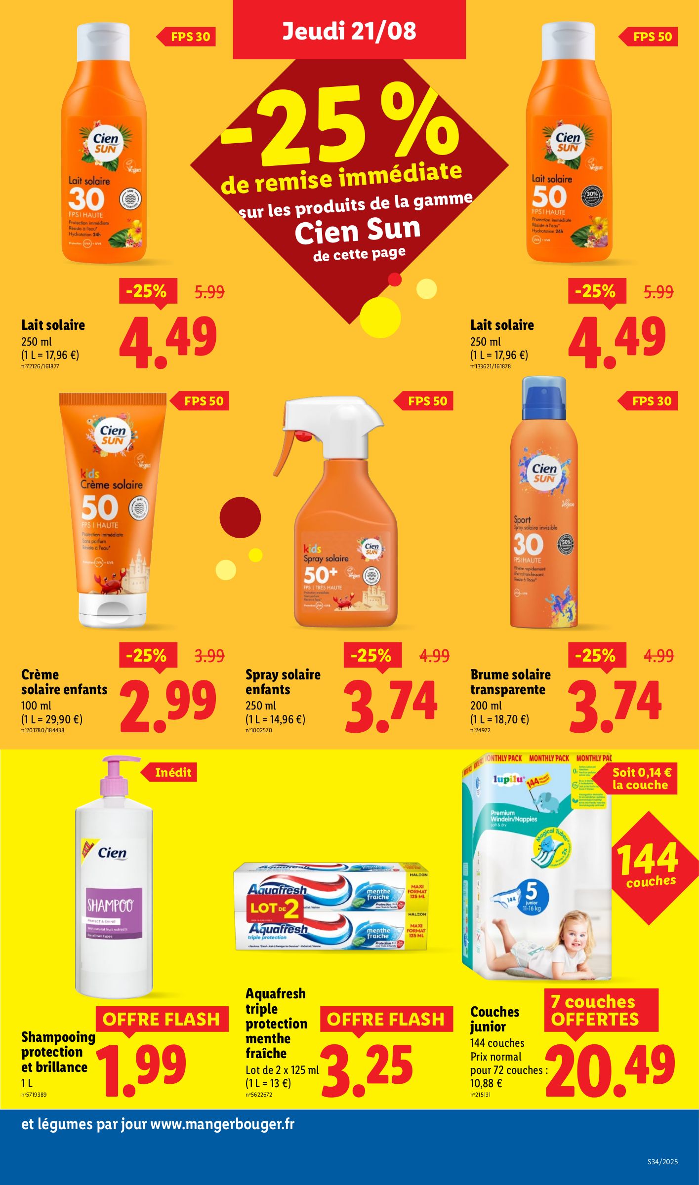 lidl - Catalogue Lidl valable du 21/08 au 27/08 - page: 25
