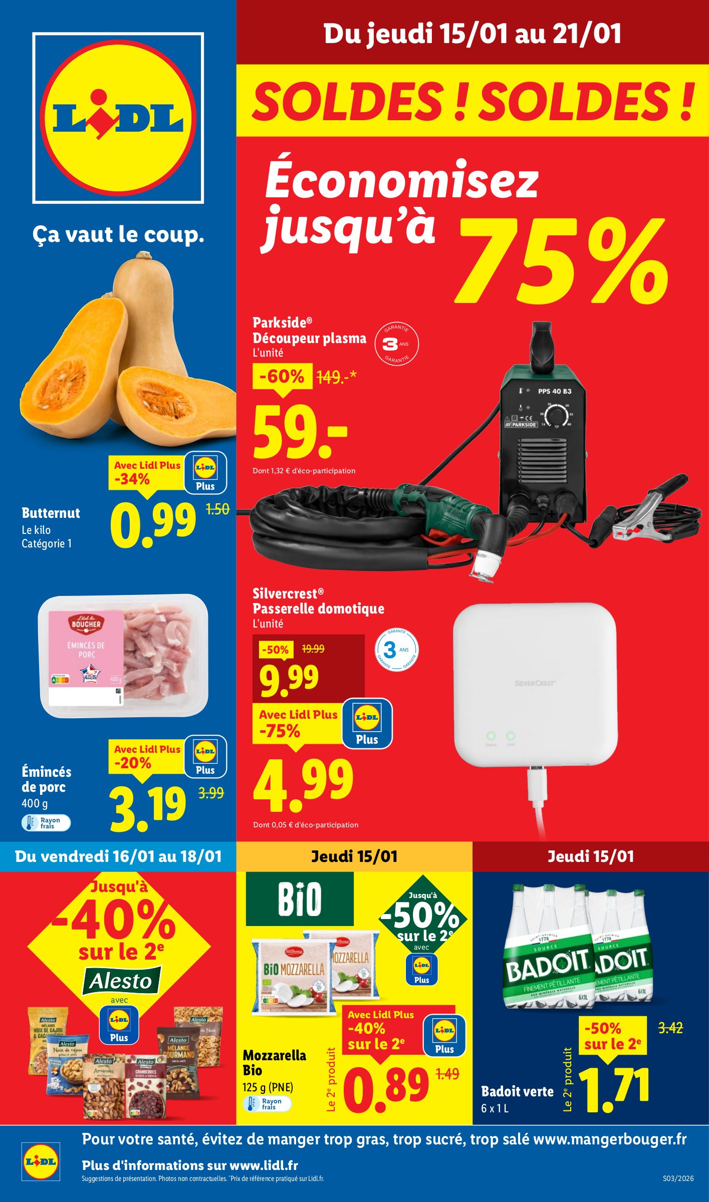 lidl - Catalogue Lidl valable du 15/01 au 21/01