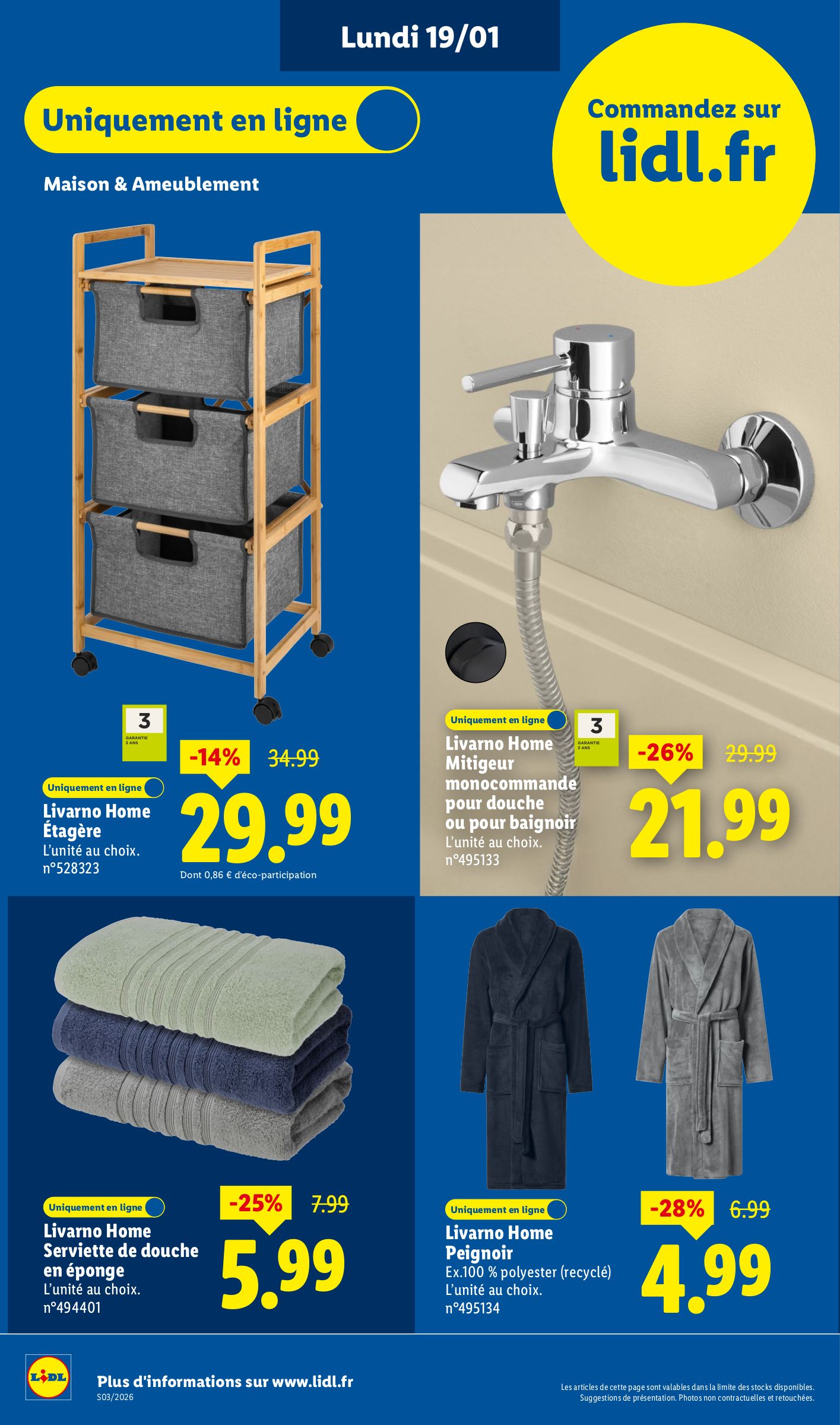 lidl - Catalogue Lidl valable du 15/01 au 21/01 - page: 66