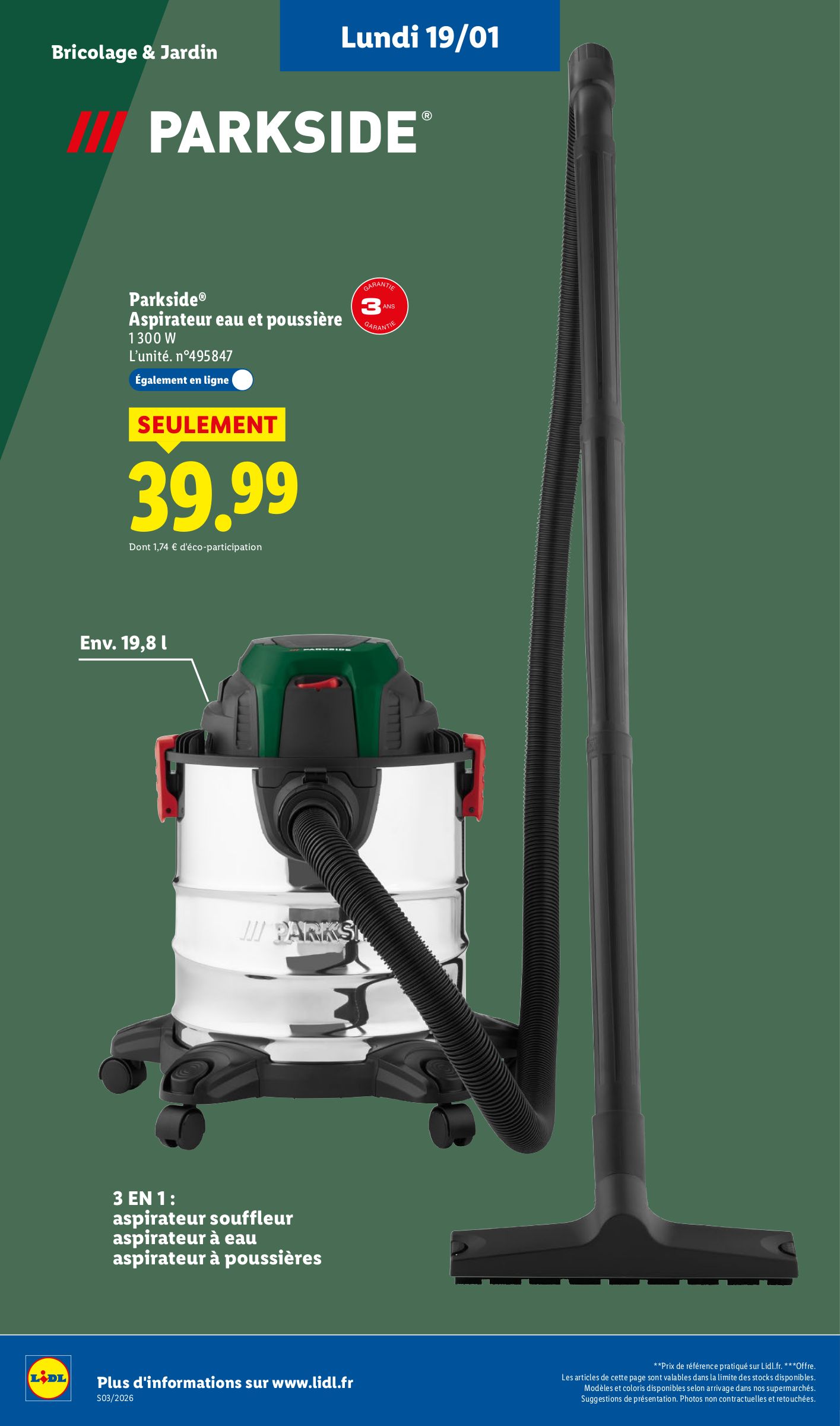 lidl - Catalogue Lidl valable du 15/01 au 21/01 - page: 58