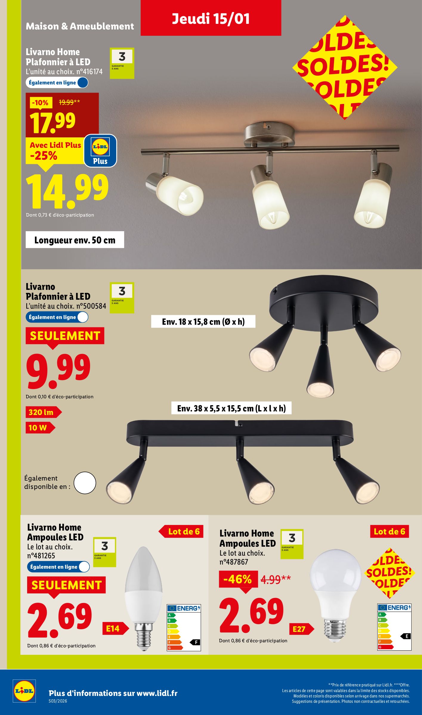 lidl - Catalogue Lidl valable du 15/01 au 21/01 - page: 40