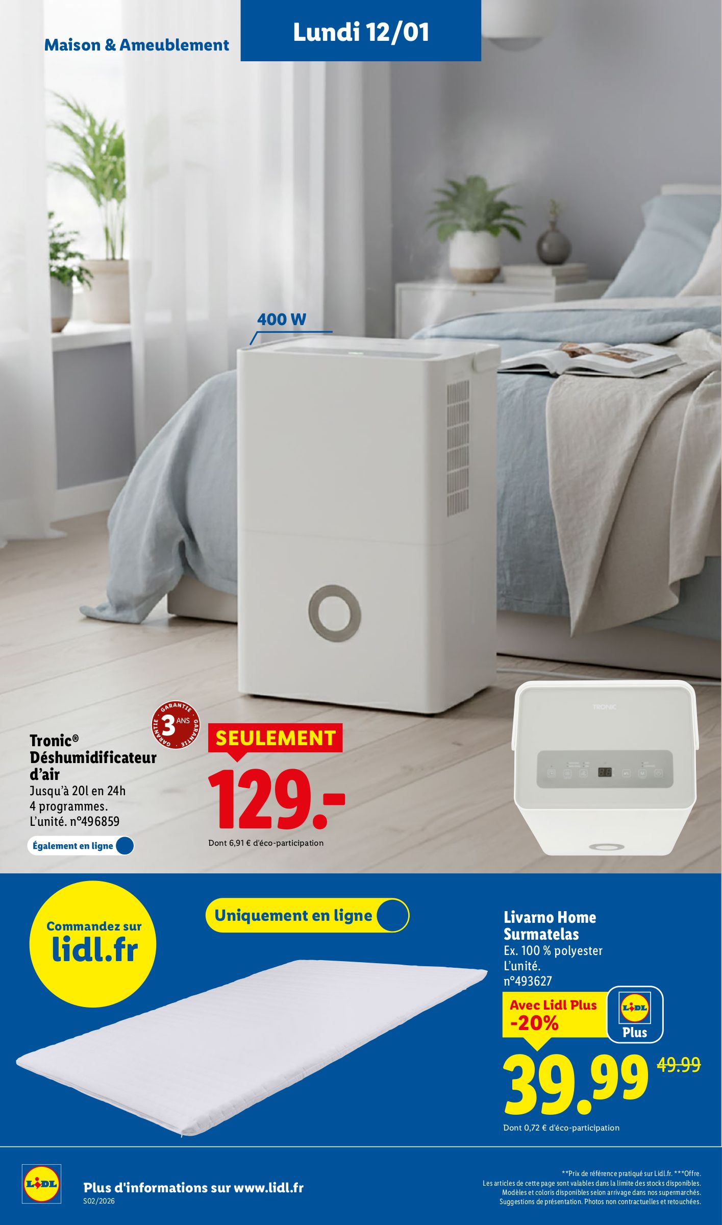 lidl - Catalogue Lidl - Soldes Lidl : Jusqu'à -75% valable du 12/01 au 15/01 - page: 6