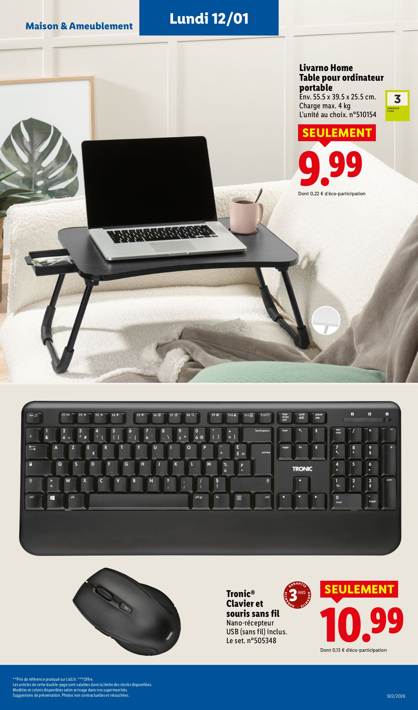 lidl - Catalogue Lidl - Soldes Lidl : Jusqu'à -75% valable du 12/01 au 15/01 - page: 3