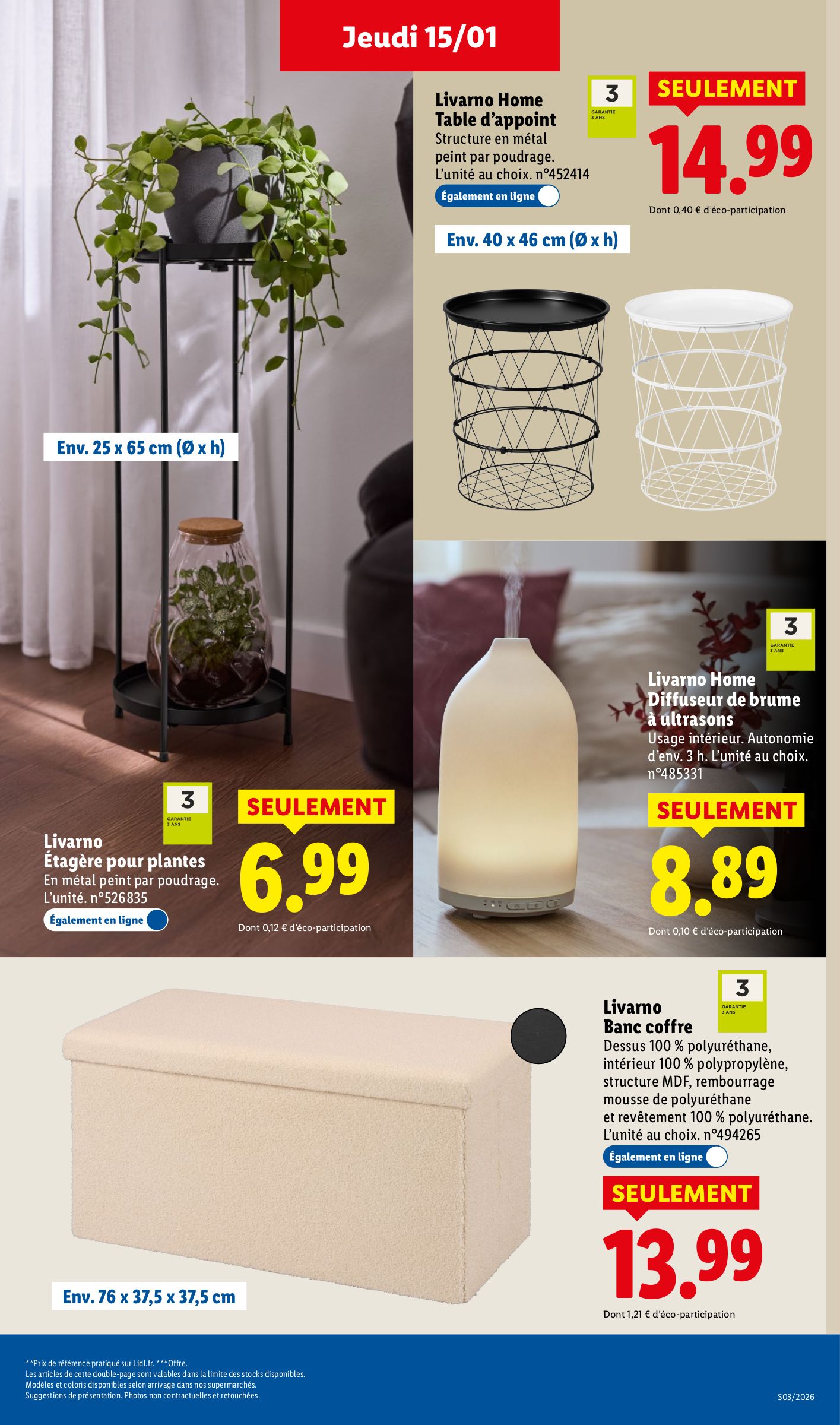 lidl - Catalogue Lidl - Soldes Lidl : Jusqu'à -75% valable du 12/01 au 15/01 - page: 33