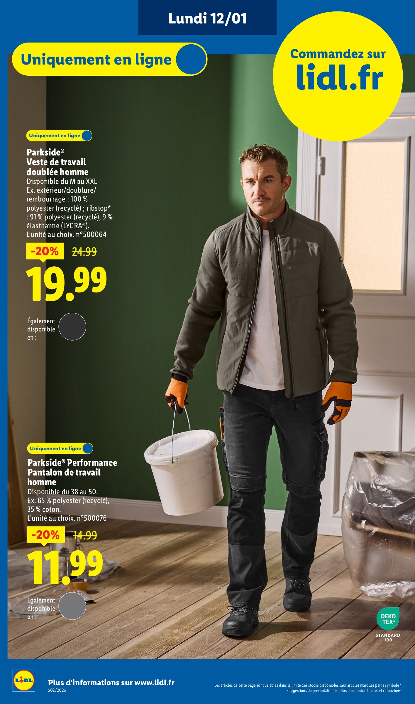 lidl - Catalogue Lidl - Exclu Web valable du 12/01 au 15/01 - page: 6
