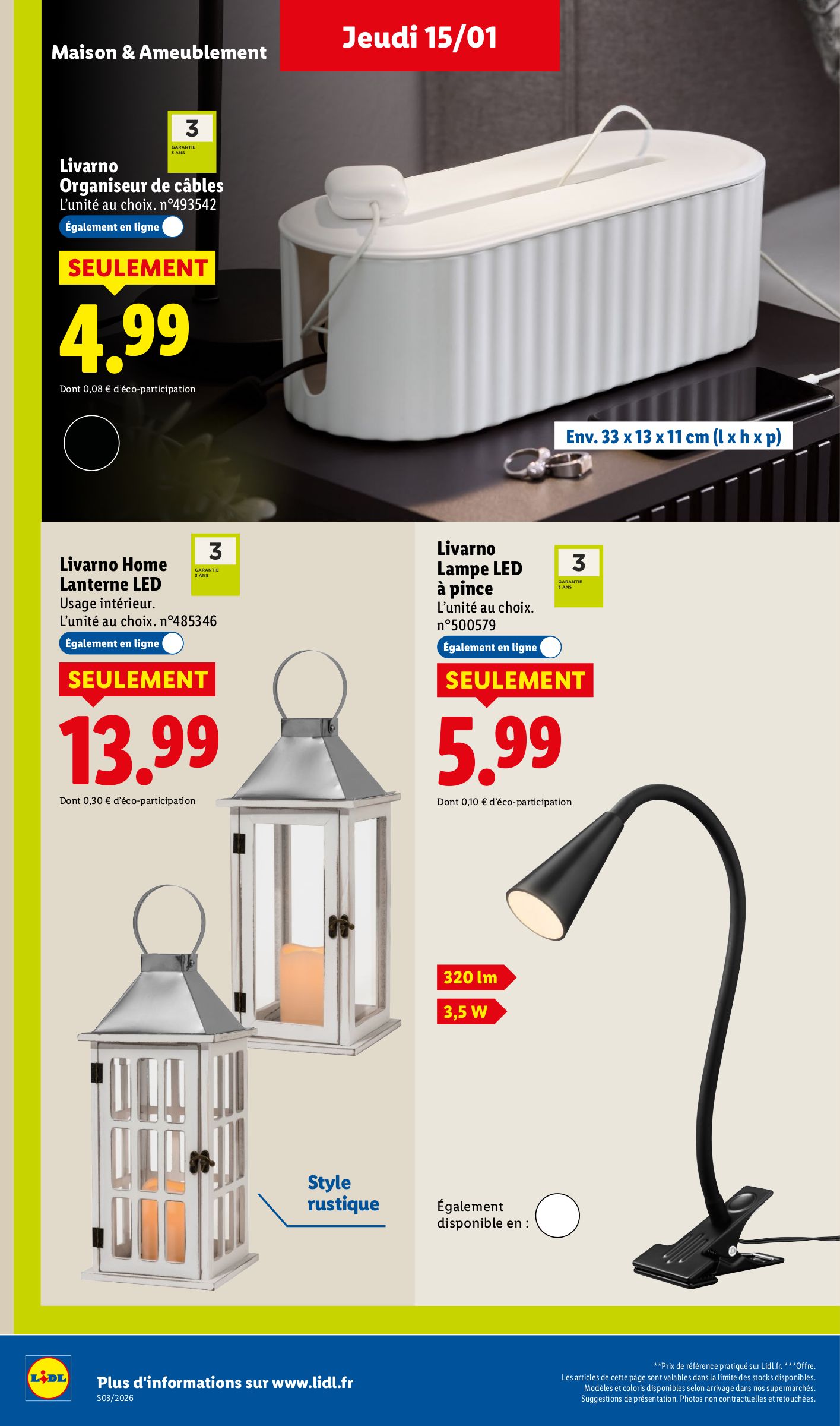 lidl - Catalogue Lidl - Les soldes Lidl, ça vaut le coup. valable du 15/01 au 19/01 - page: 14