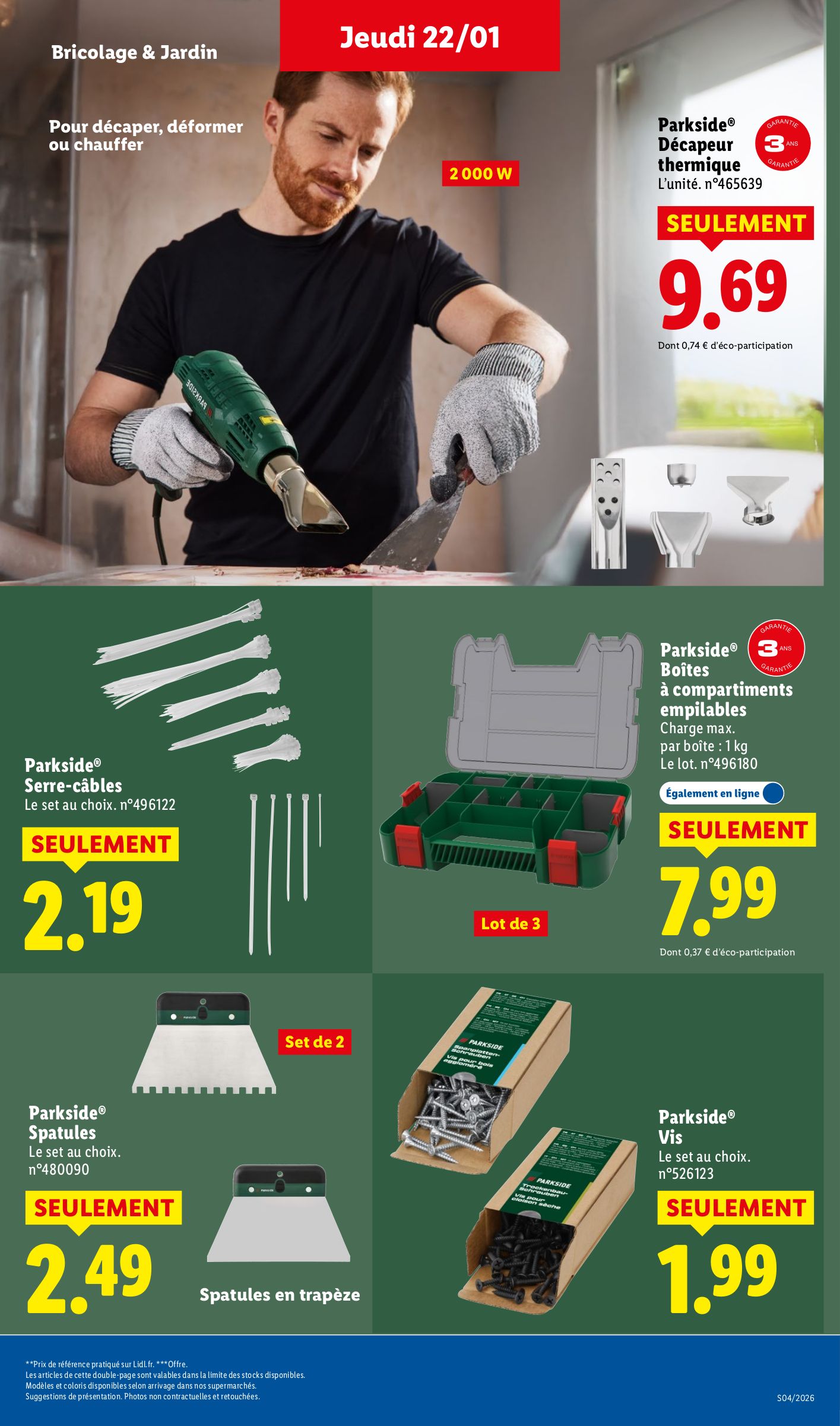 lidl - Catalogue Lidl valable du 22/01 au 28/01 - page: 45