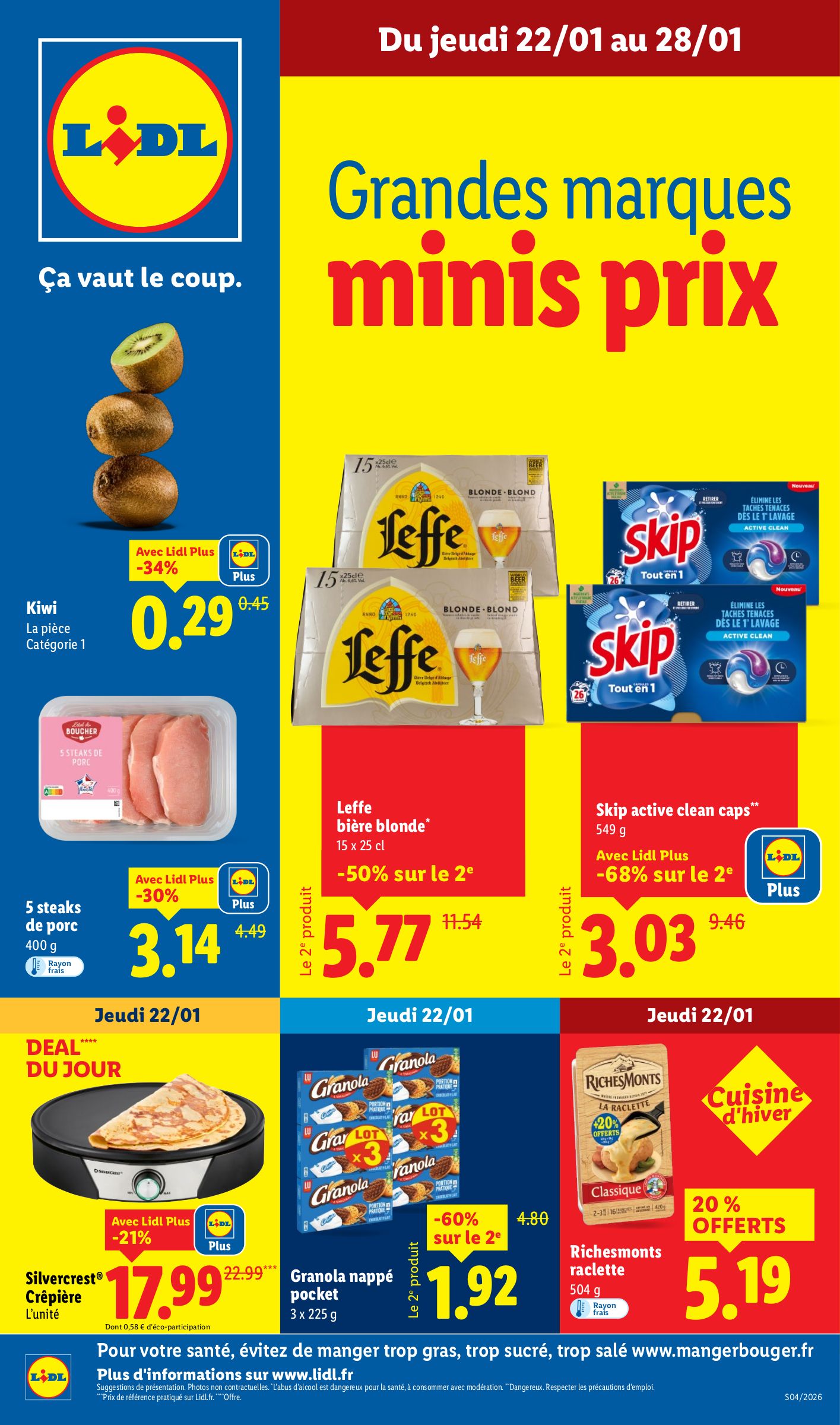 lidl - Catalogue Lidl valable du 22/01 au 28/01