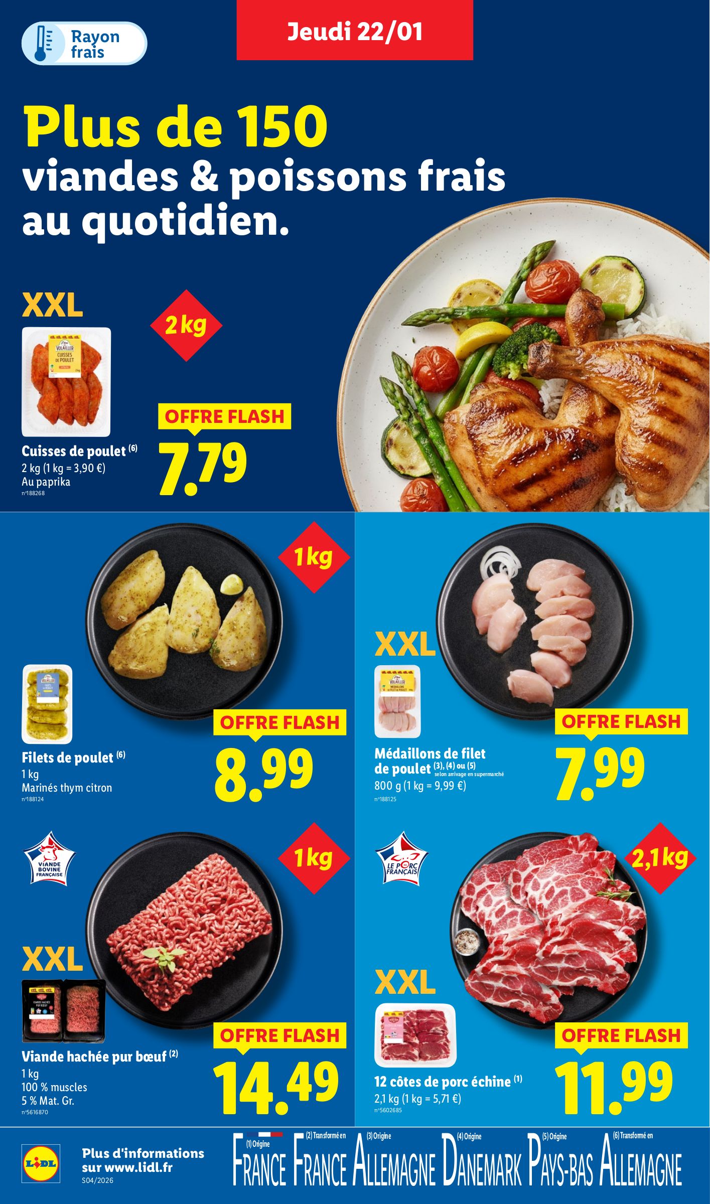 lidl - Catalogue Lidl valable du 22/01 au 28/01 - page: 6