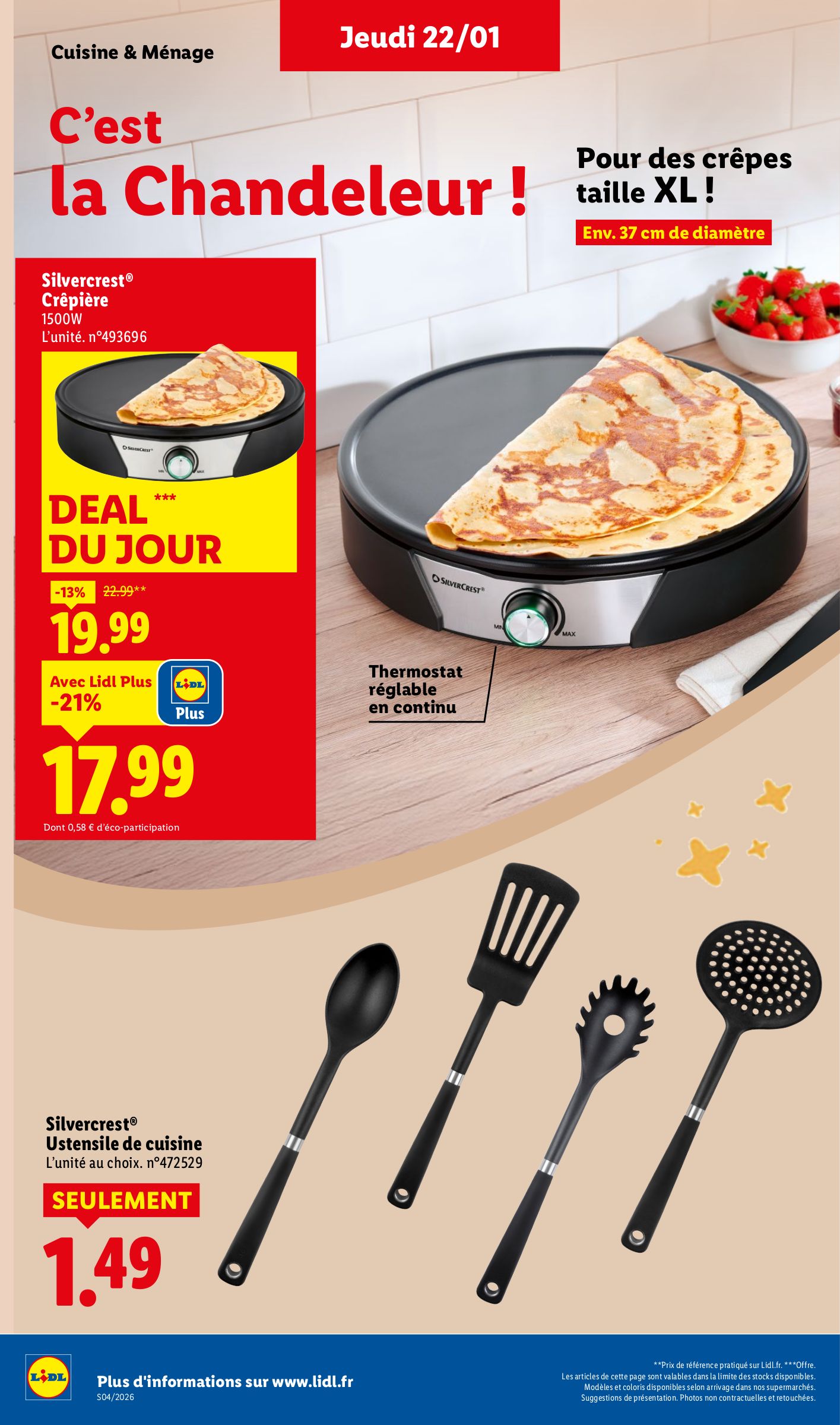 lidl - Catalogue Lidl valable du 22/01 au 28/01 - page: 36