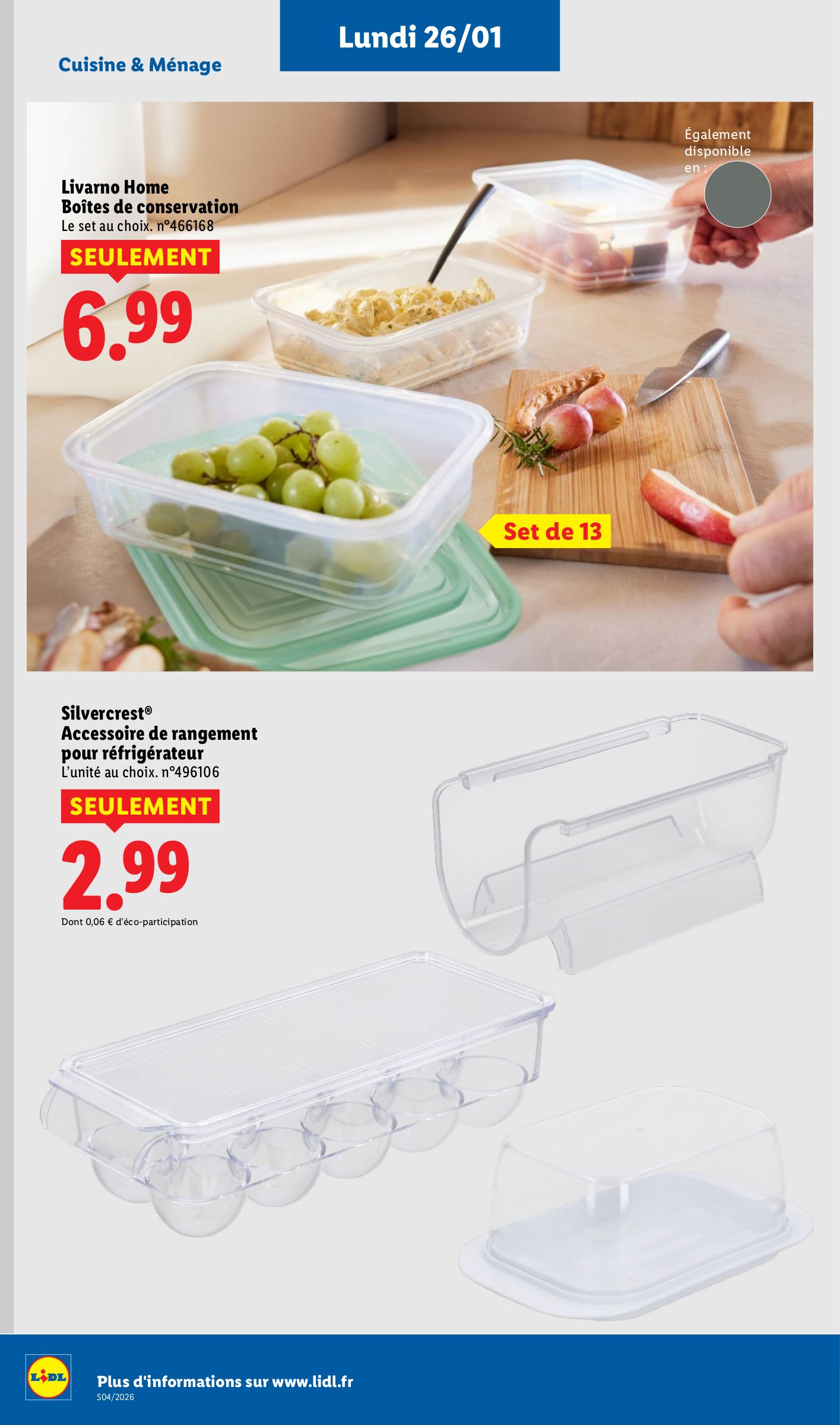 lidl - Catalogue Lidl valable du 22/01 au 28/01 - page: 66