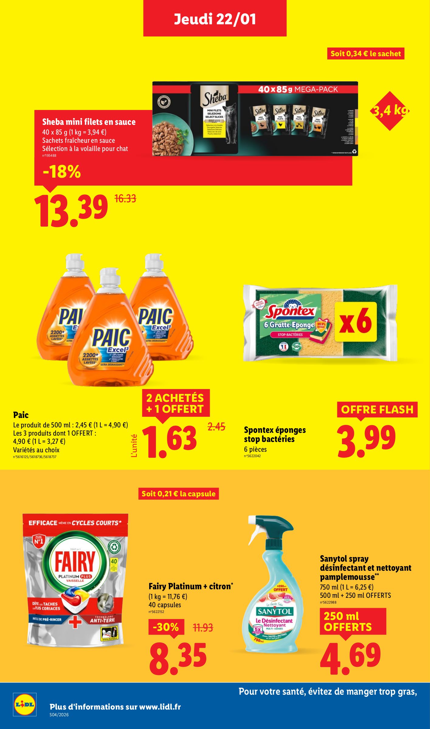 lidl - Catalogue Lidl valable du 22/01 au 28/01 - page: 20