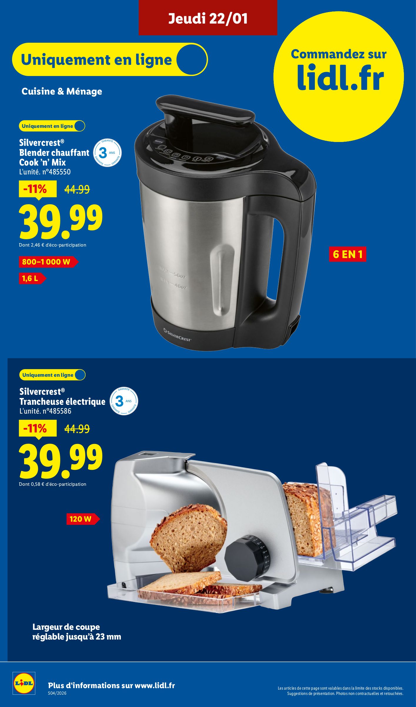 lidl - Catalogue Lidl valable du 22/01 au 28/01 - page: 50