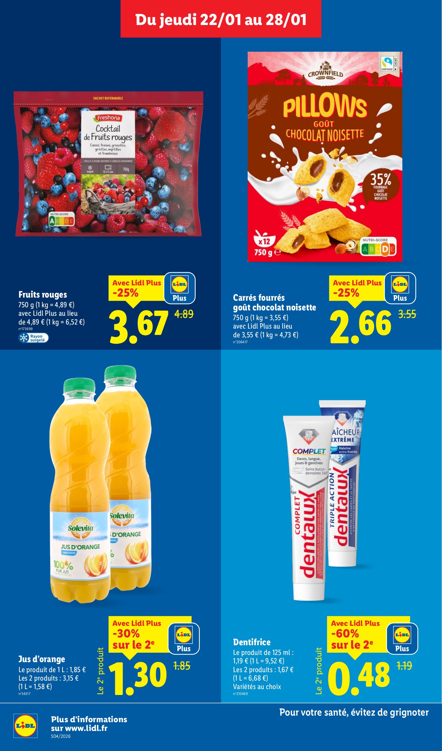 lidl - Catalogue Lidl valable du 22/01 au 28/01 - page: 12
