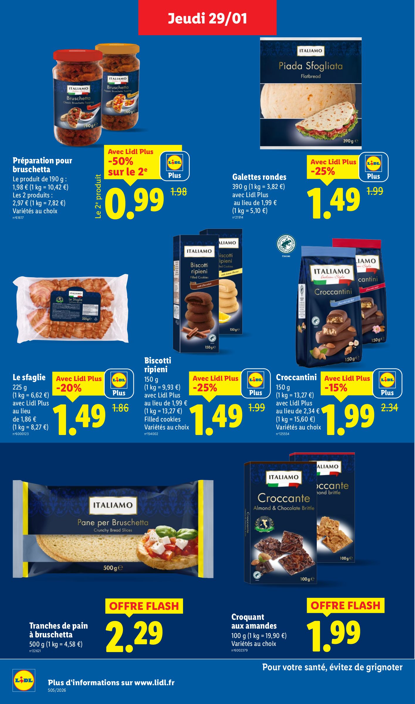 lidl - Catalogue Lidl - Les promos de la semaine valable du 29/01 au 04/02 - page: 26