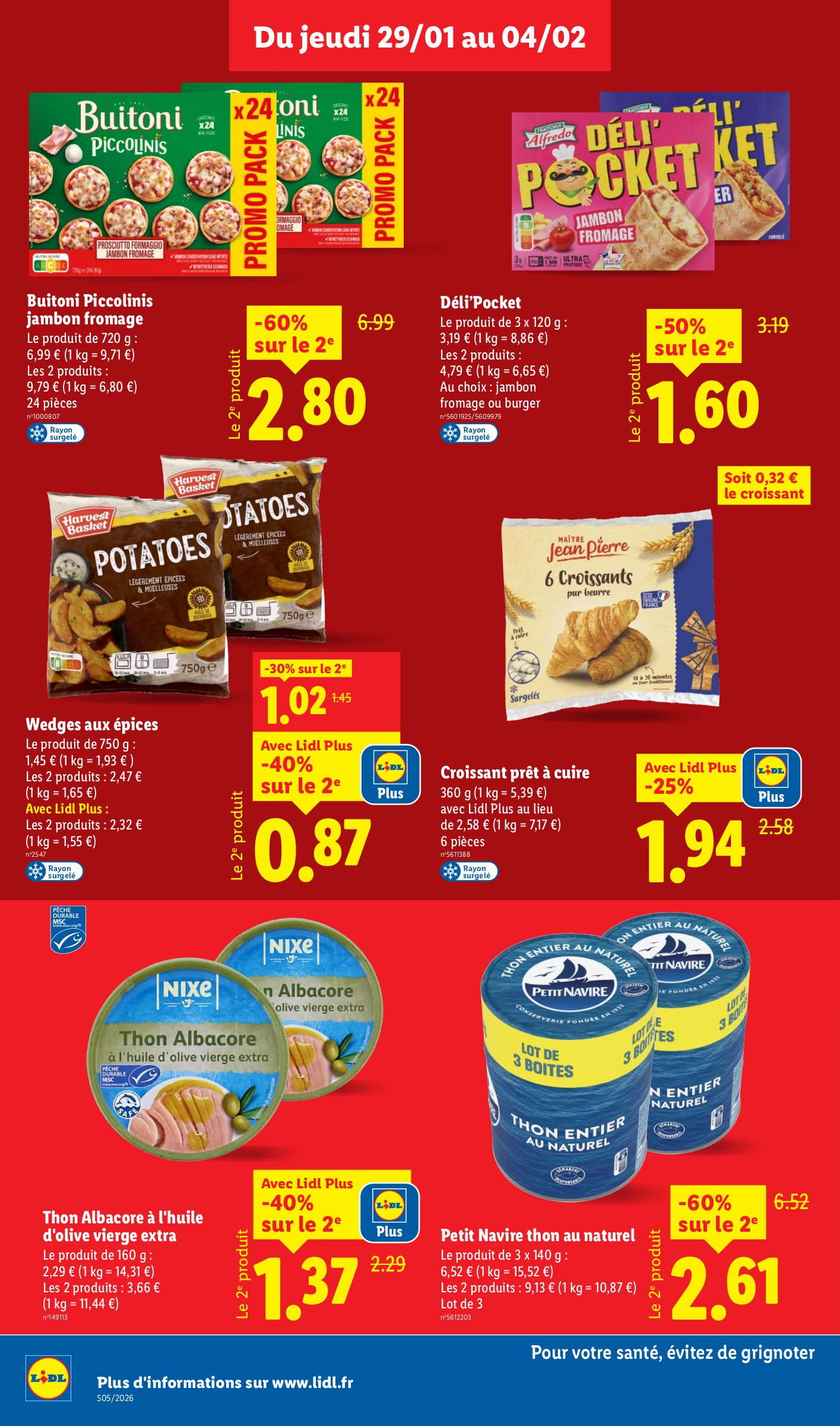 lidl - Catalogue Lidl - Les promos de la semaine valable du 29/01 au 04/02 - page: 12